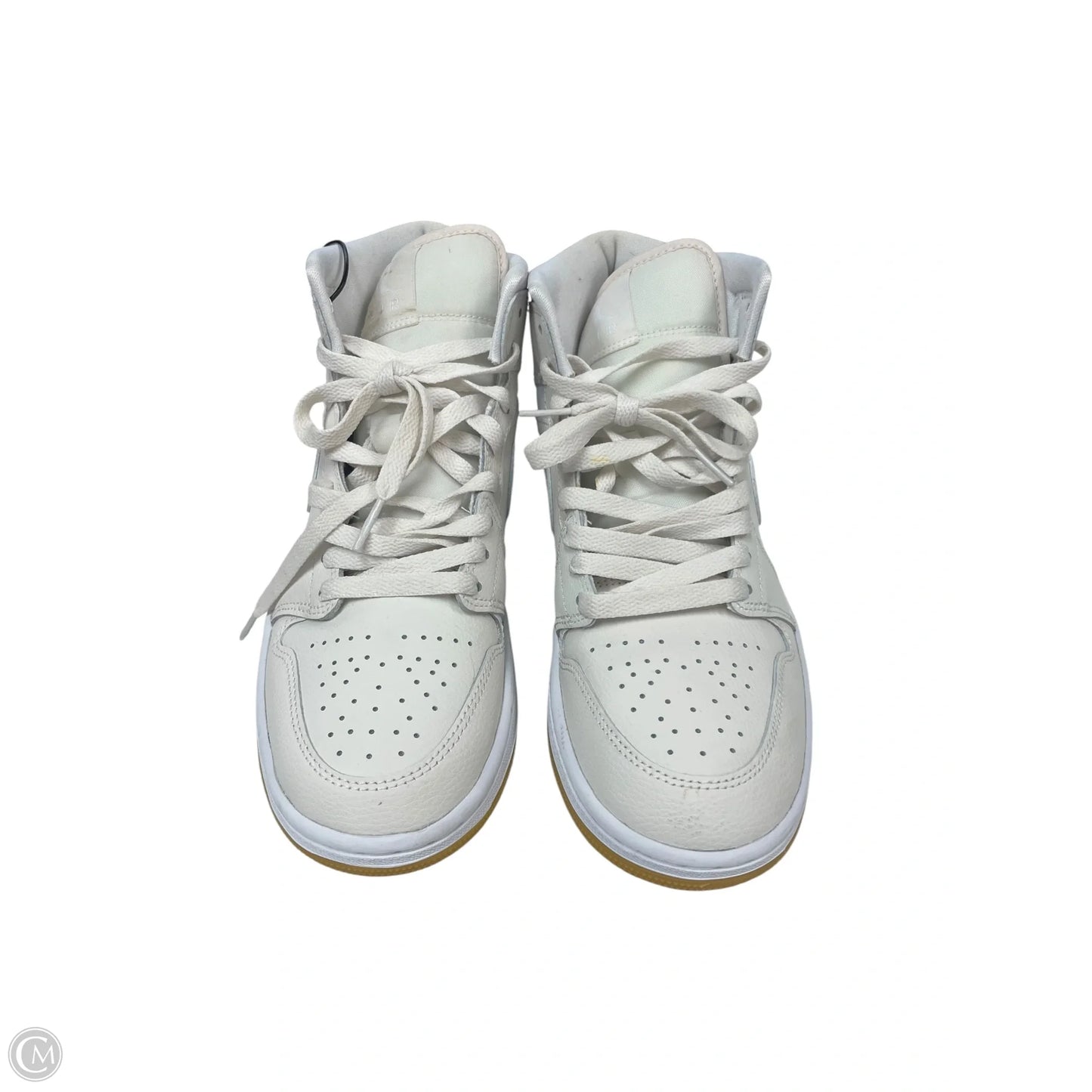 Shoes Luxury Designer By Jordan In Cream, Size: 8