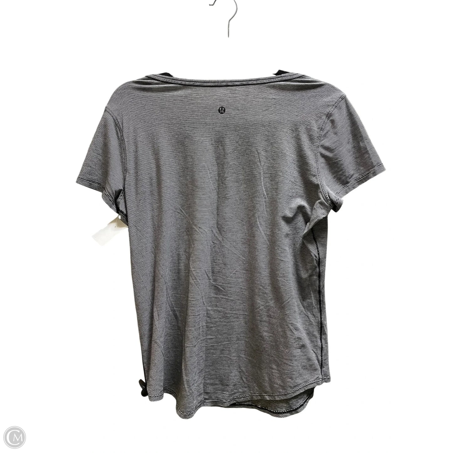 Top Short Sleeve By Lululemon In Black, Size: S