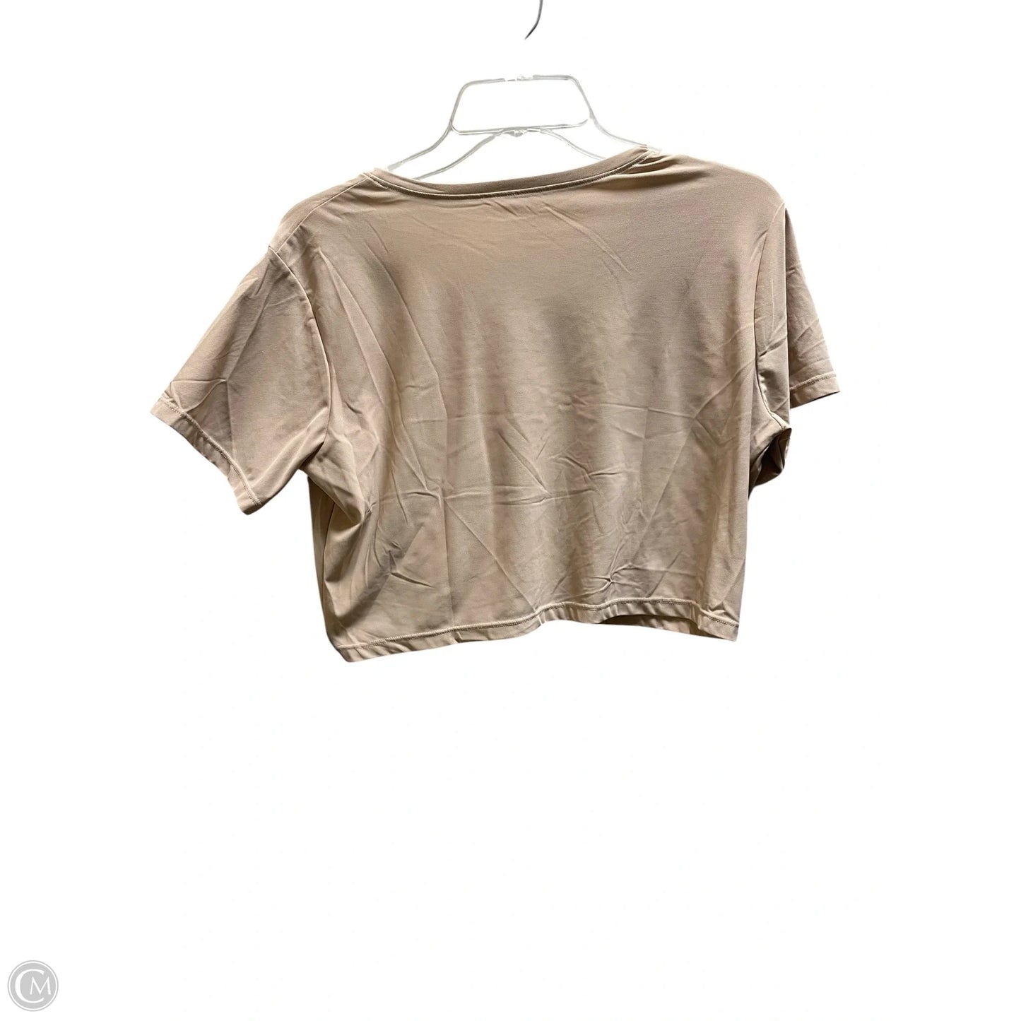 Athletic Top Short Sleeve By Alphalete In Peach, Size: M