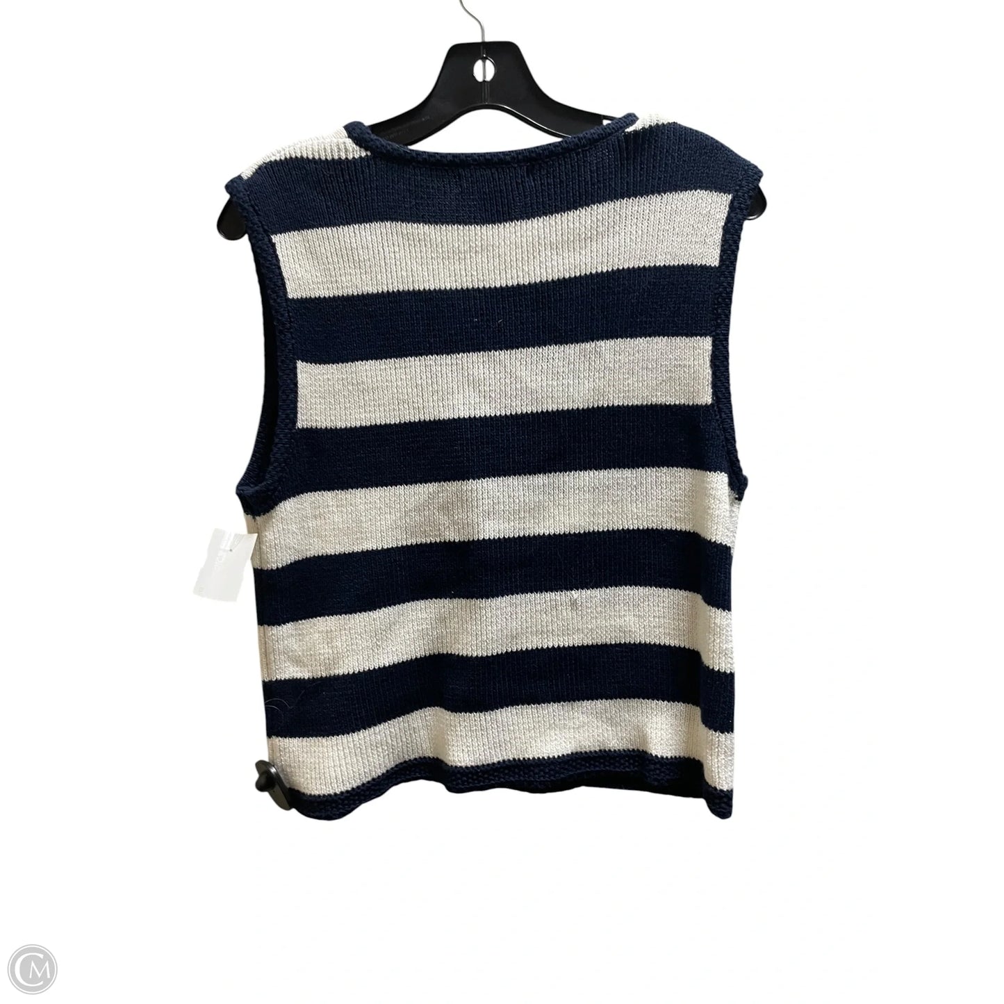 Top Sleeveless By Sincerely Jules In Striped Pattern, Size: L