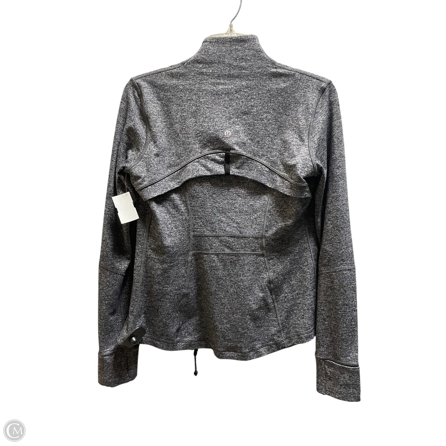 Athletic Jacket By Lululemon In Grey, Size: 8
