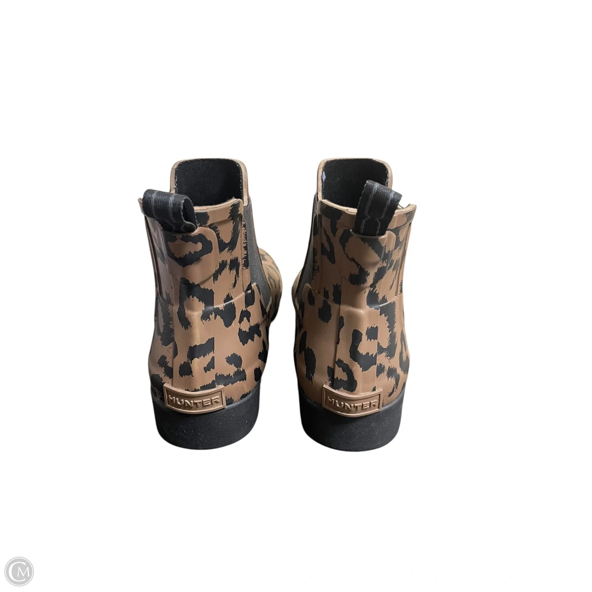 Boots Designer By Hunter In Animal Print, Size: 6