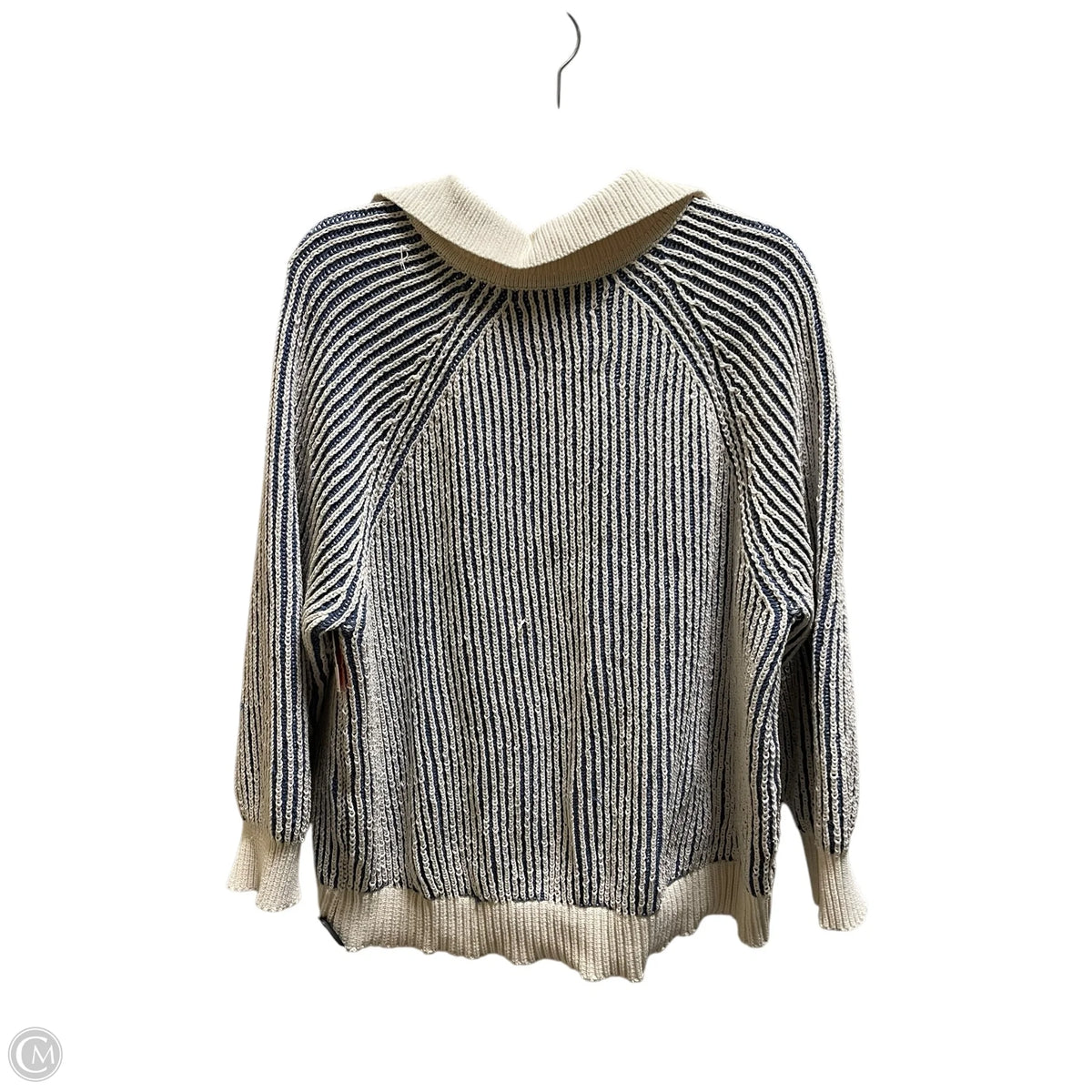 Sweatshirt Collar By Aerie In Blue, Size: M