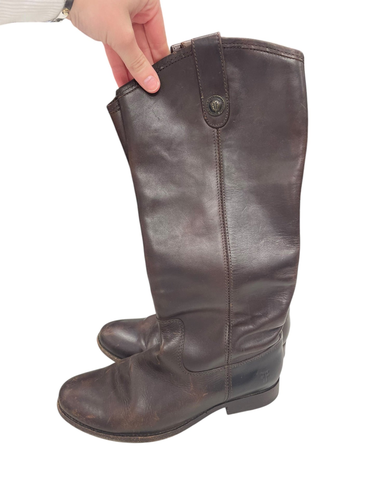 Boots Designer By Frye Size: 7