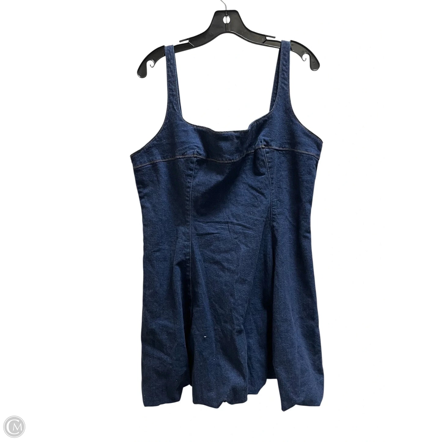 Dress Casual Short By Abercrombie And Fitch In Blue Denim, Size: Xl