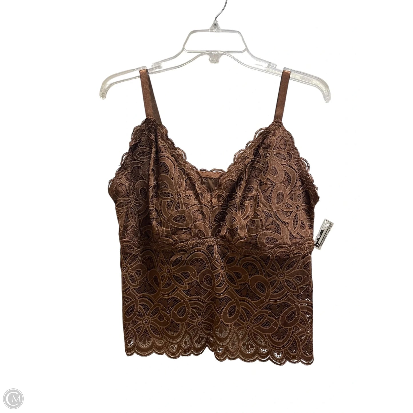 Top Sleeveless By Aerie In Brown, Size: 2x