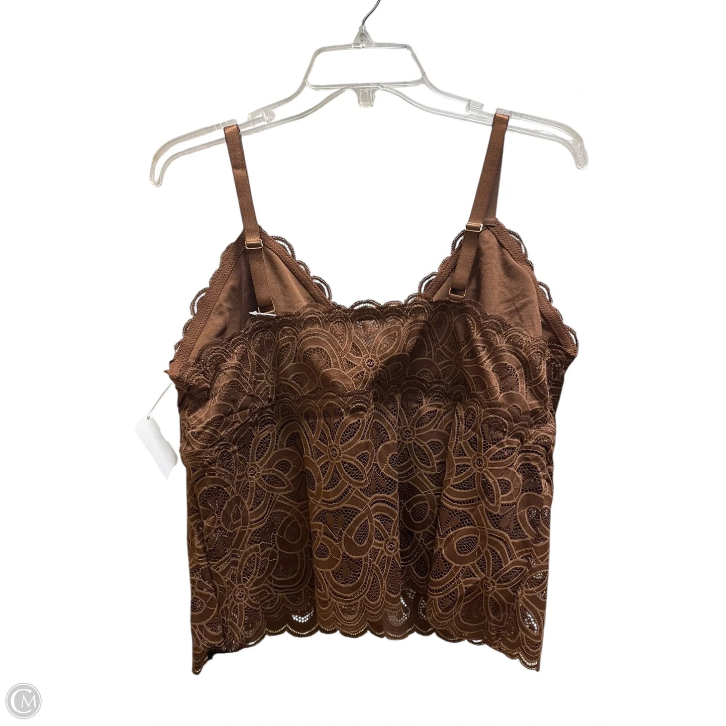 Top Sleeveless By Aerie In Brown, Size: 2x