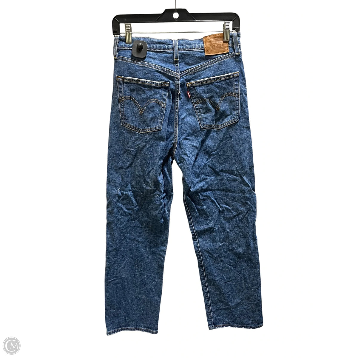 Jeans Straight By Levis In Blue Denim, Size: 6