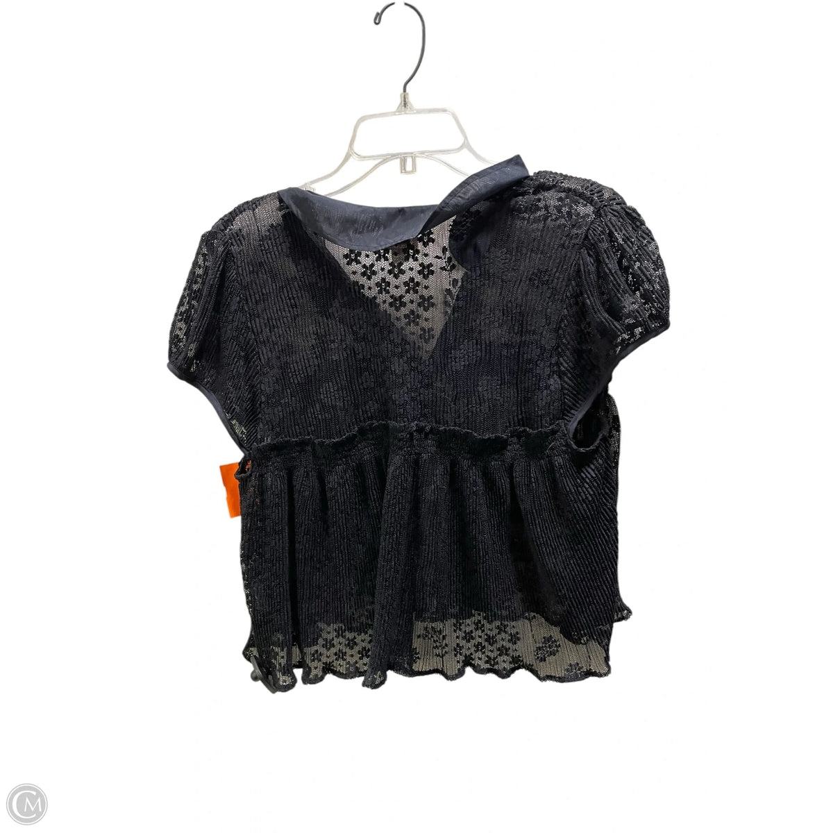 Top Short Sleeve By Maeve In Black, Size: S