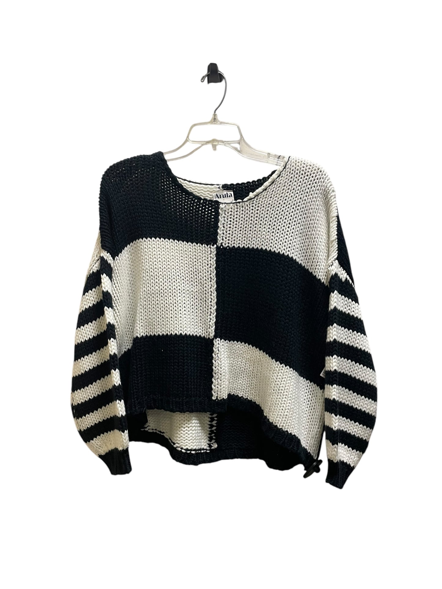 Sweater By Altard State In Black & White, Size: 1x