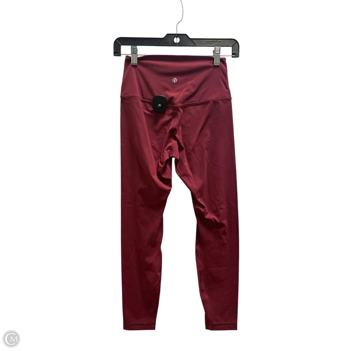 Athletic Leggings By Hawthorn In Maroon, Size: S