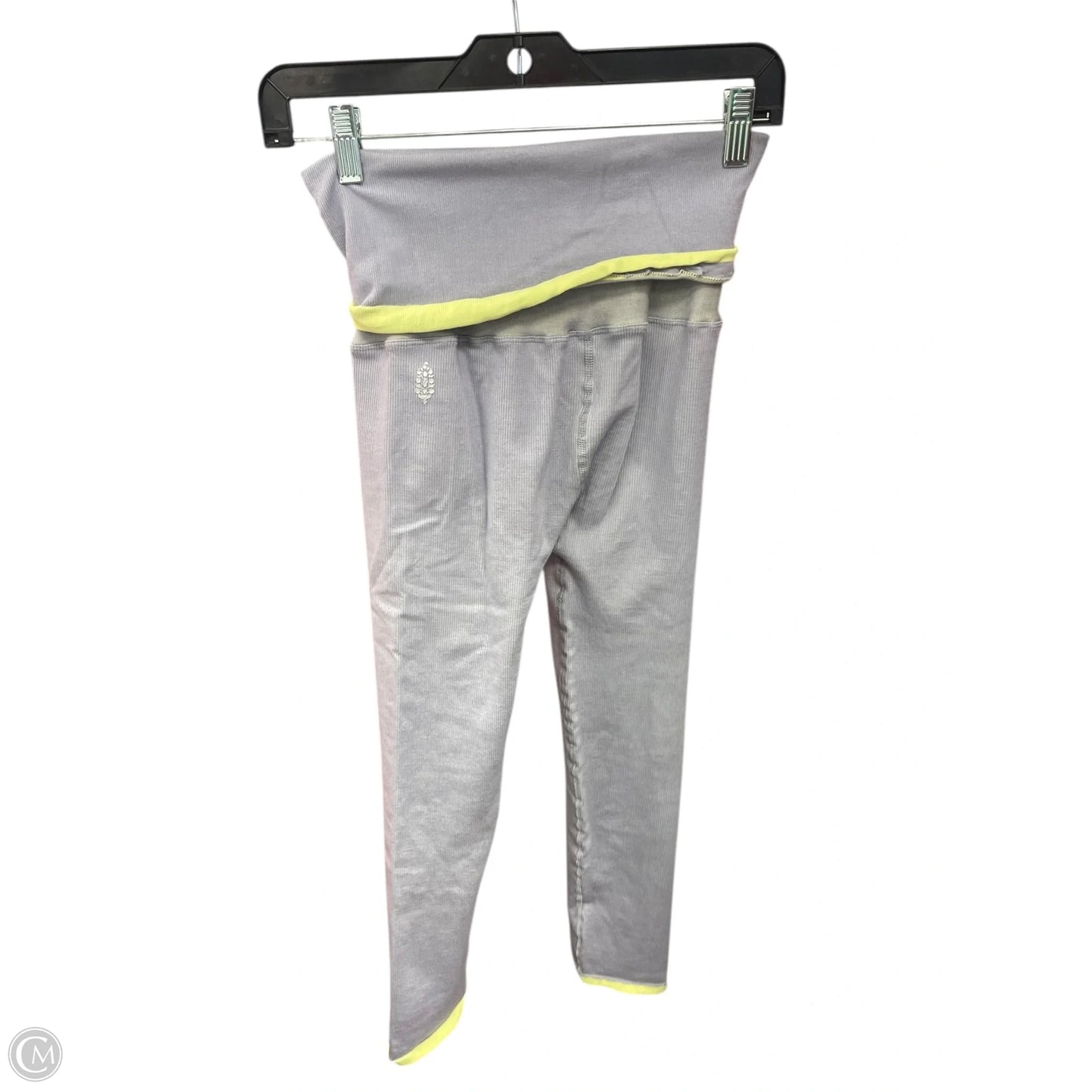 Athletic Leggings By Free People In Grey, Size: M