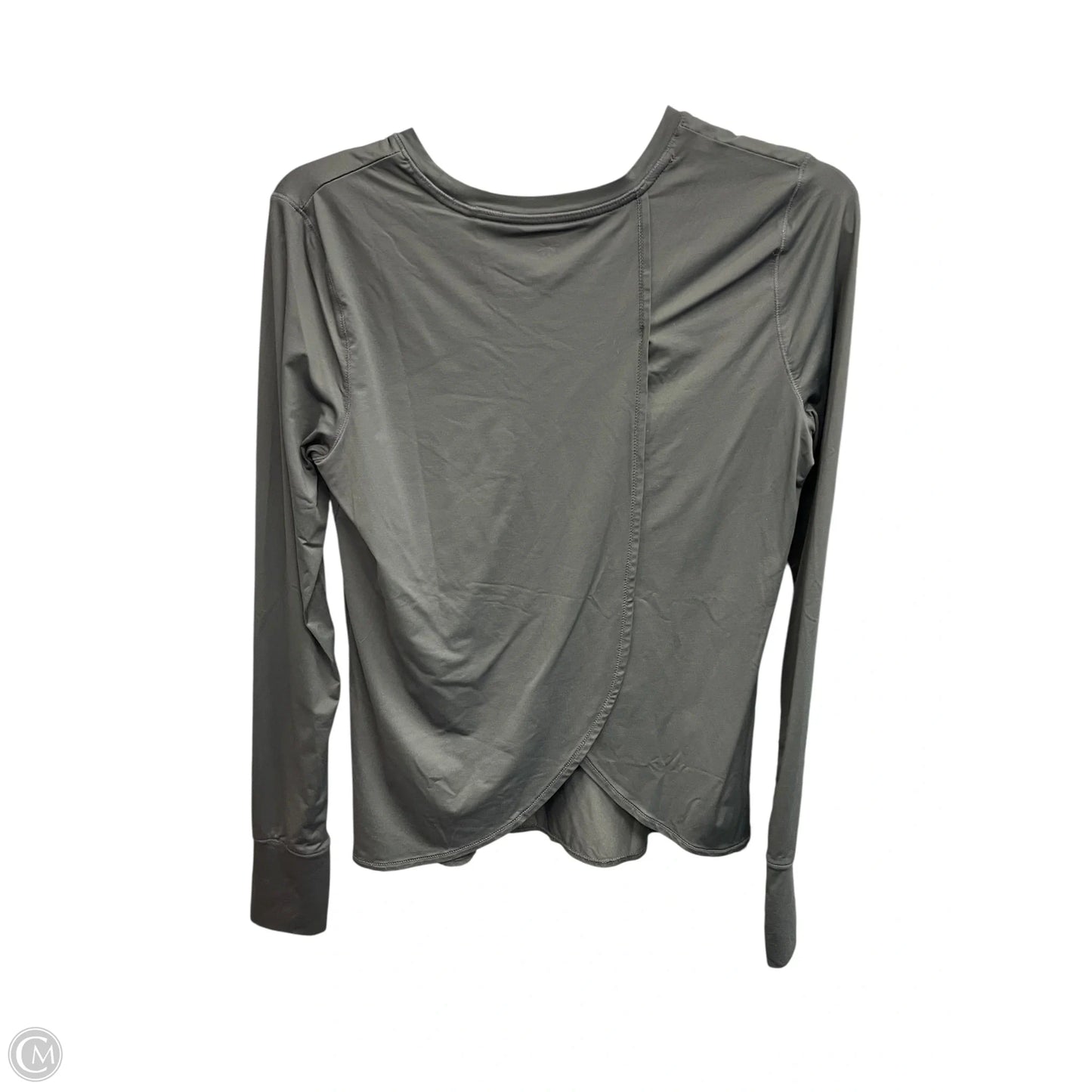 Athletic Top Long Sleeve Crewneck By Athleta In Grey, Size: S