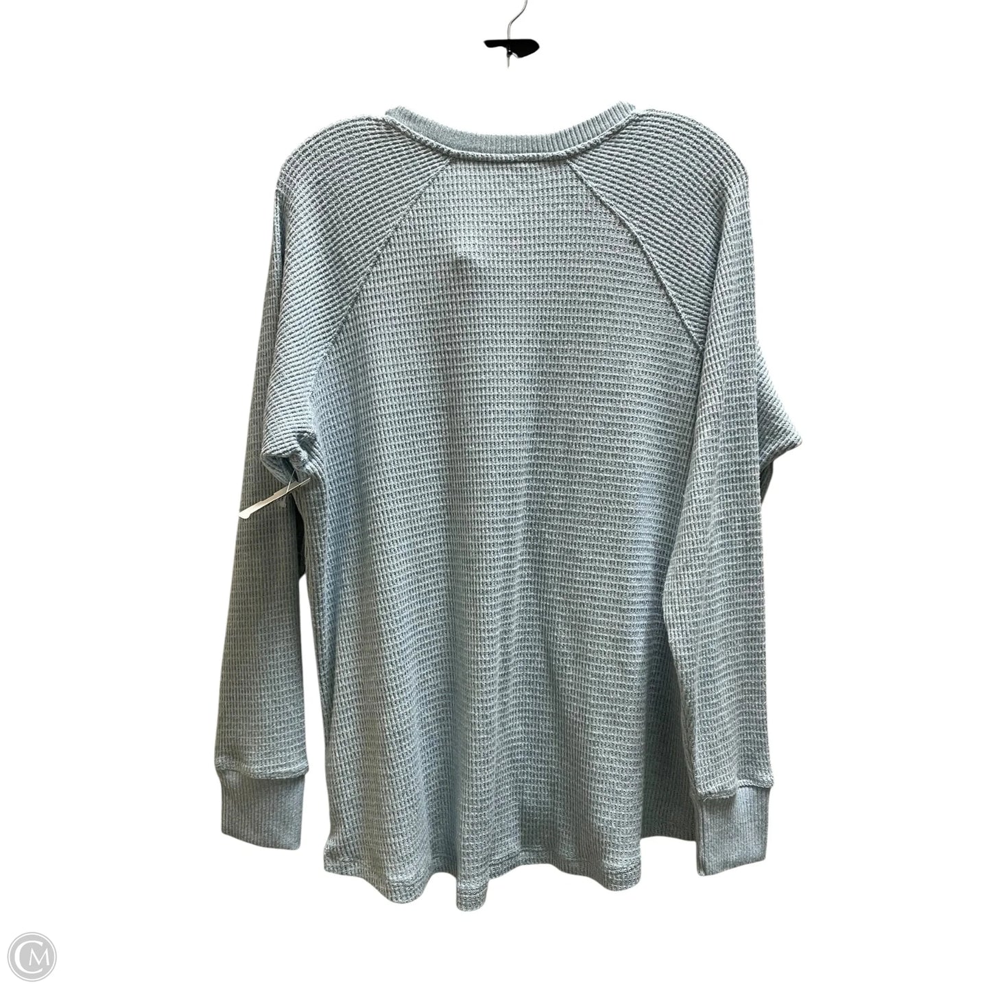 Top Long Sleeve By American Eagle In Blue, Size: L