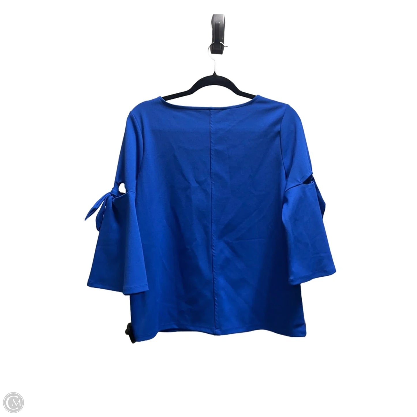 Top Short Sleeve By Ann Taylor In Blue, Size: S