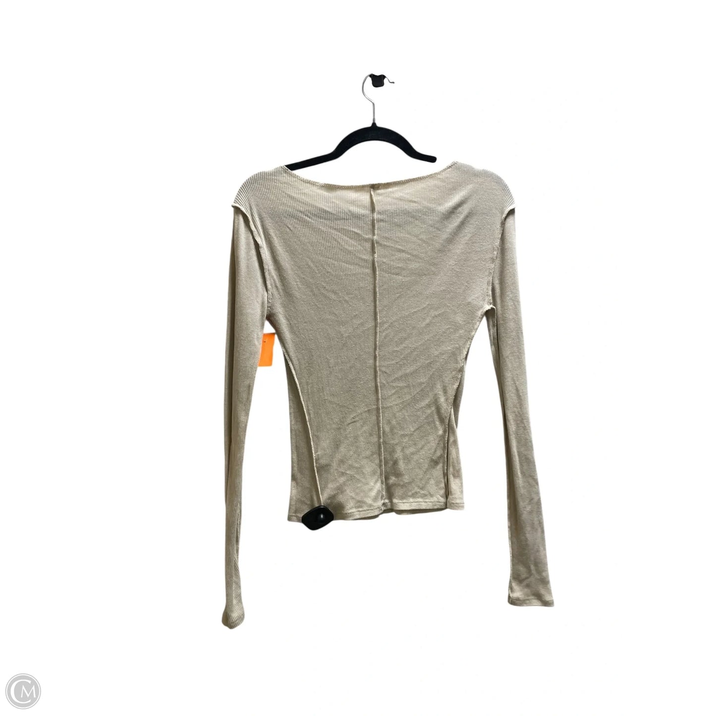Top Long Sleeve By Free People In Tan, Size: M