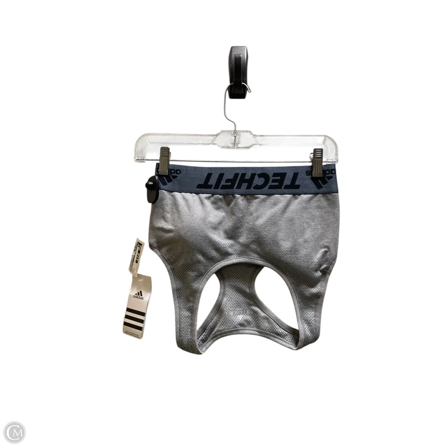 Athletic Bra By Adidas In Grey, Size: M