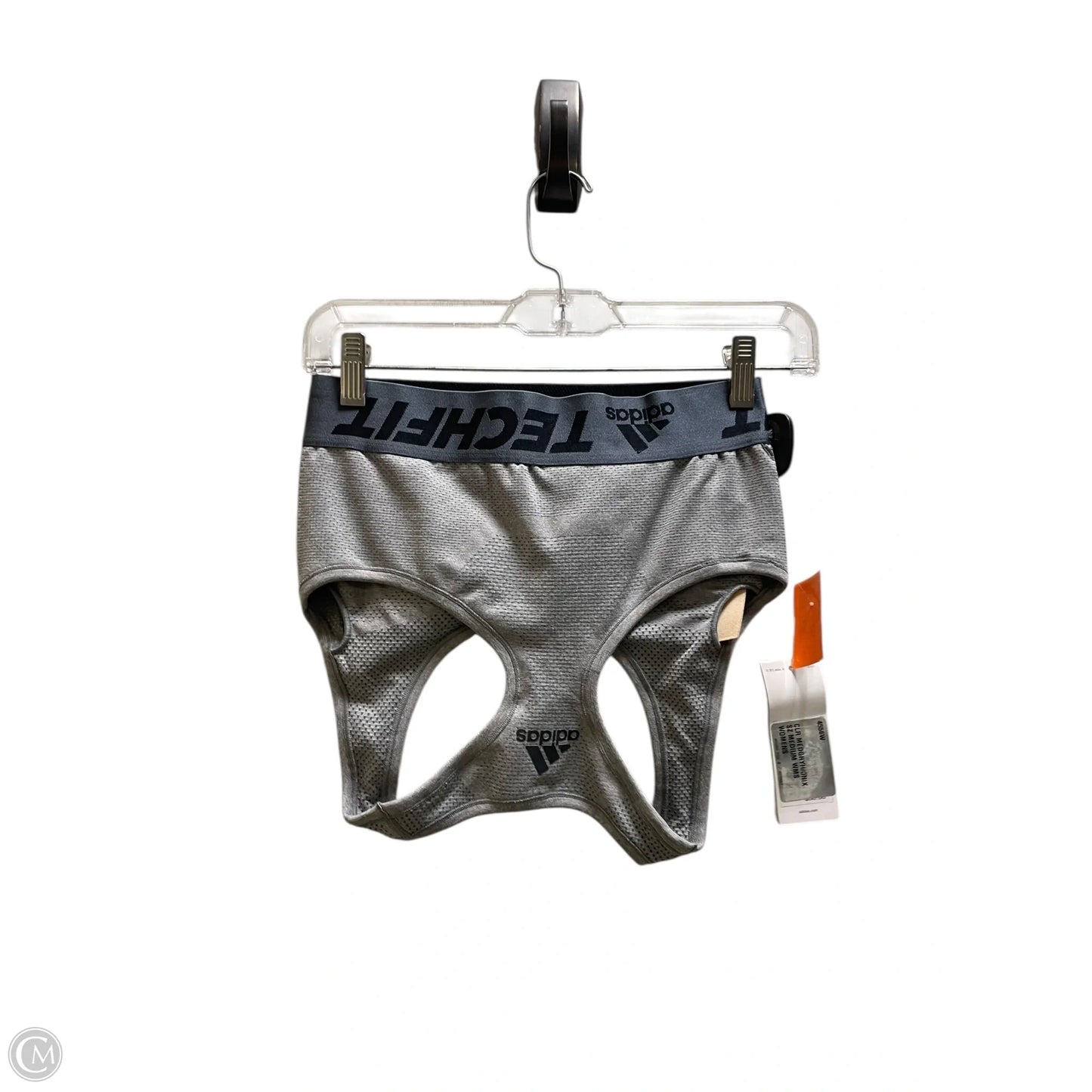 Athletic Bra By Adidas In Grey, Size: M