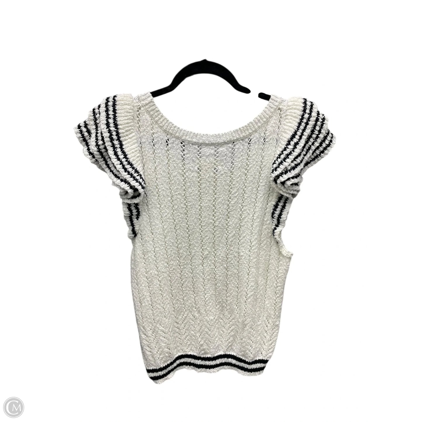 Top Sleeveless By Anthropologie In White, Size: M