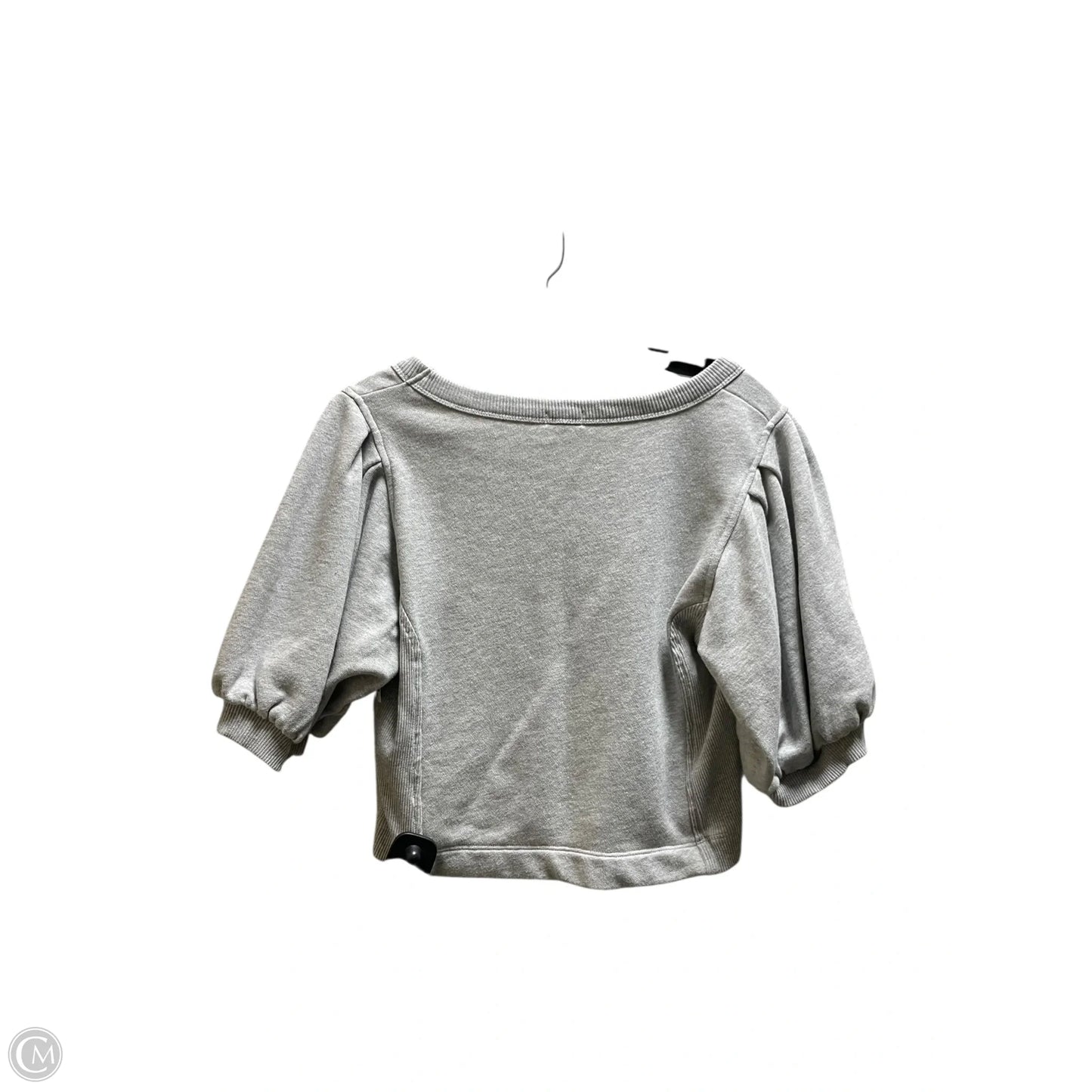 Top Short Sleeve By Aerie In Grey, Size: S
