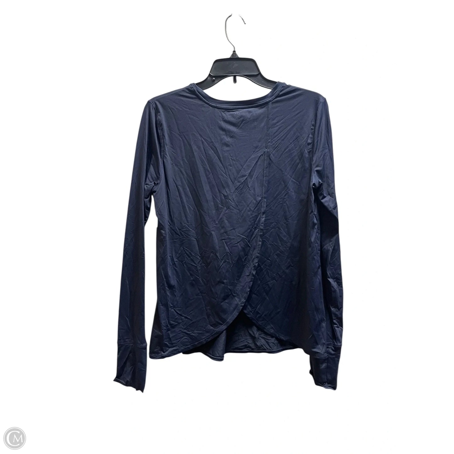 Athletic Top Long Sleeve Crewneck By Athleta In Blue, Size: M