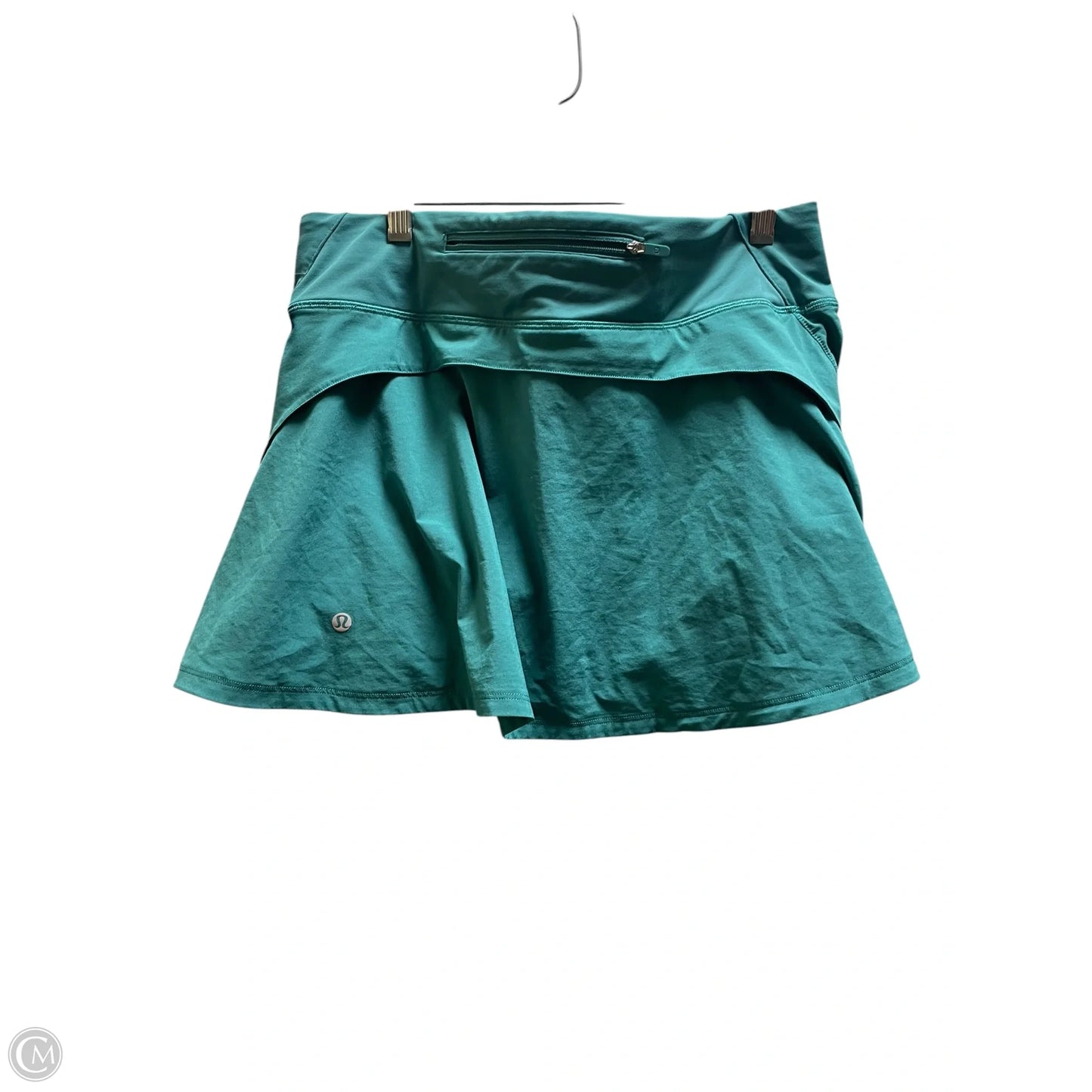 Athletic Skirt By Lululemon In Green, Size: M