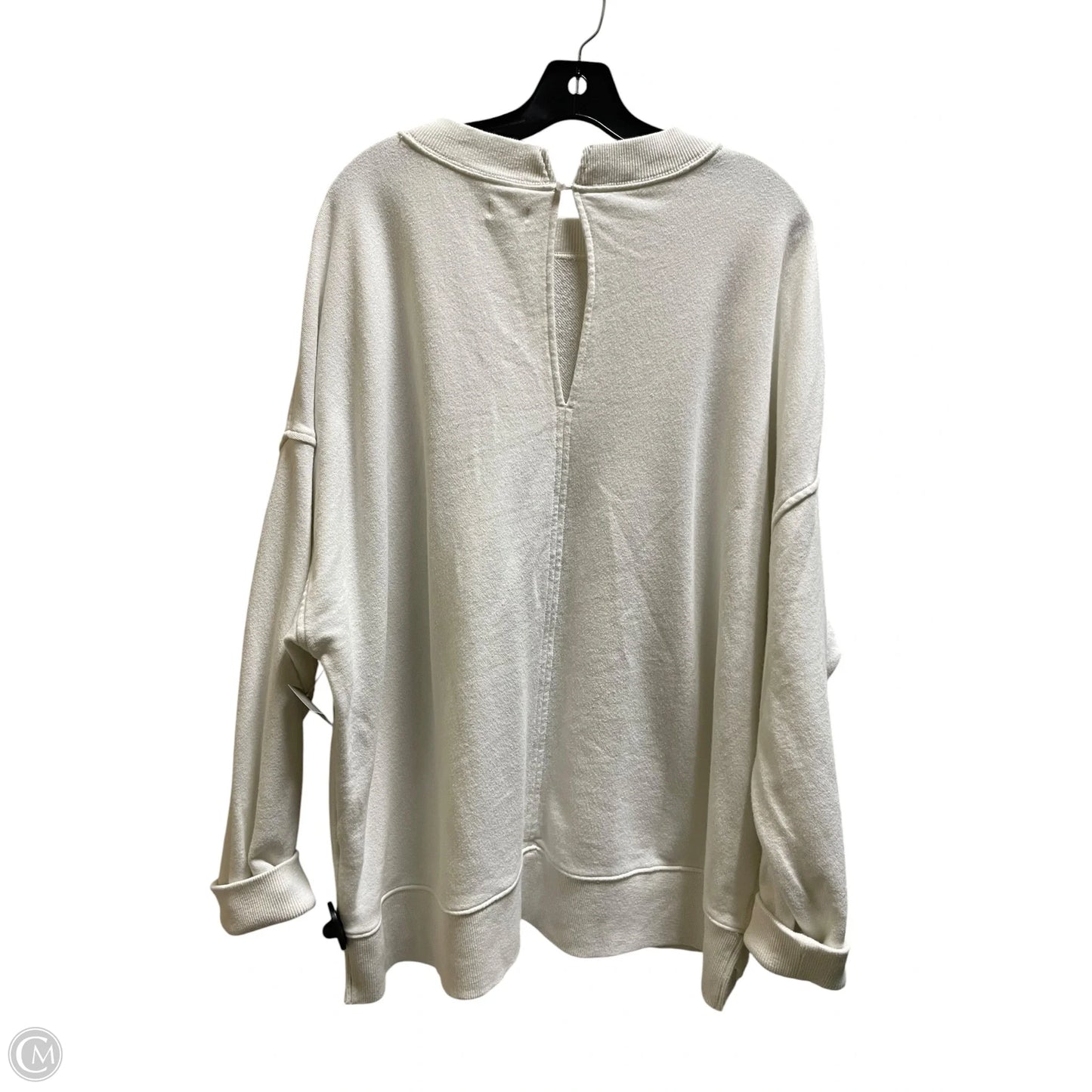Sweatshirt Crewneck By Aerie In White, Size: L