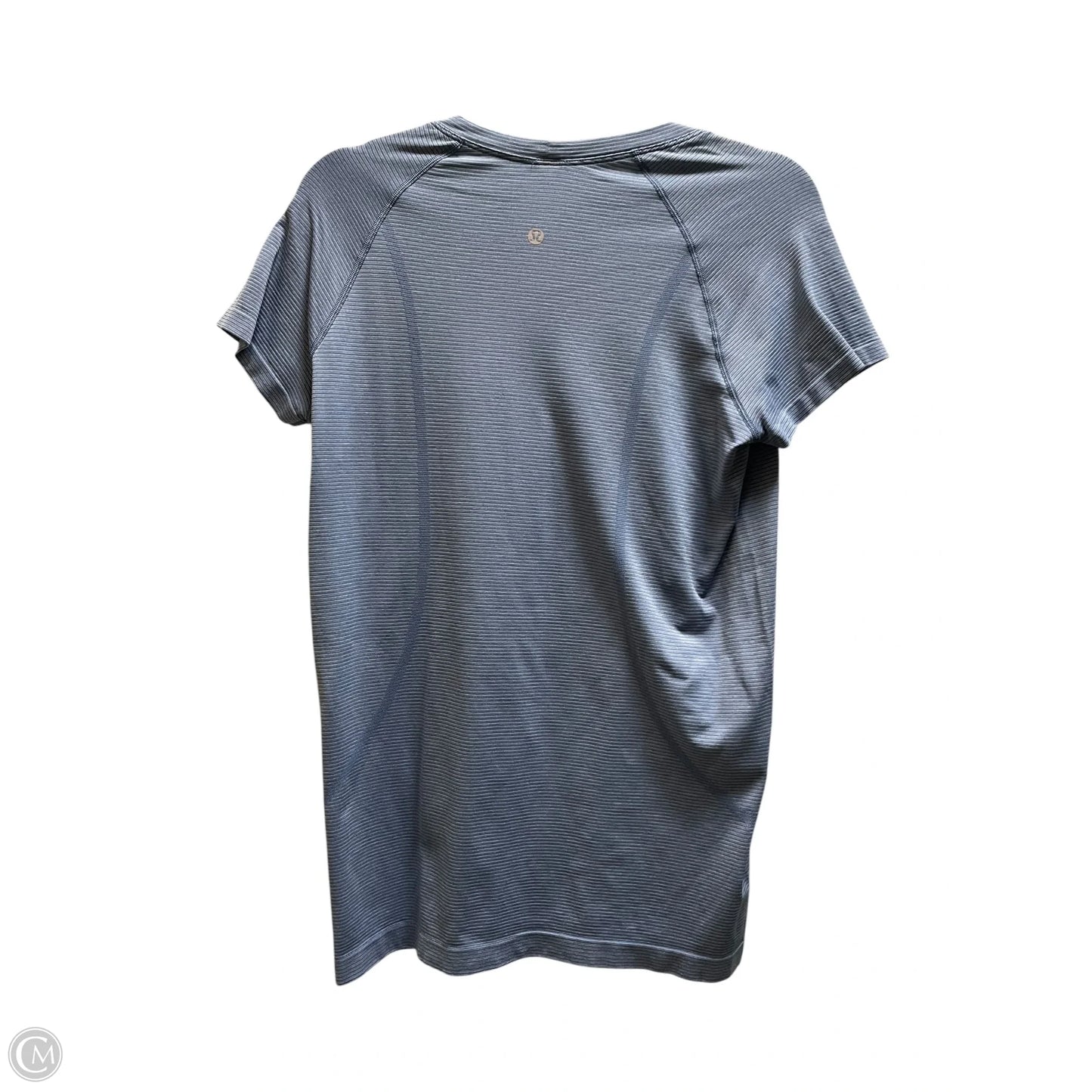 Athletic Top Long Sleeve Collar By Lululemon In Blue, Size: 10