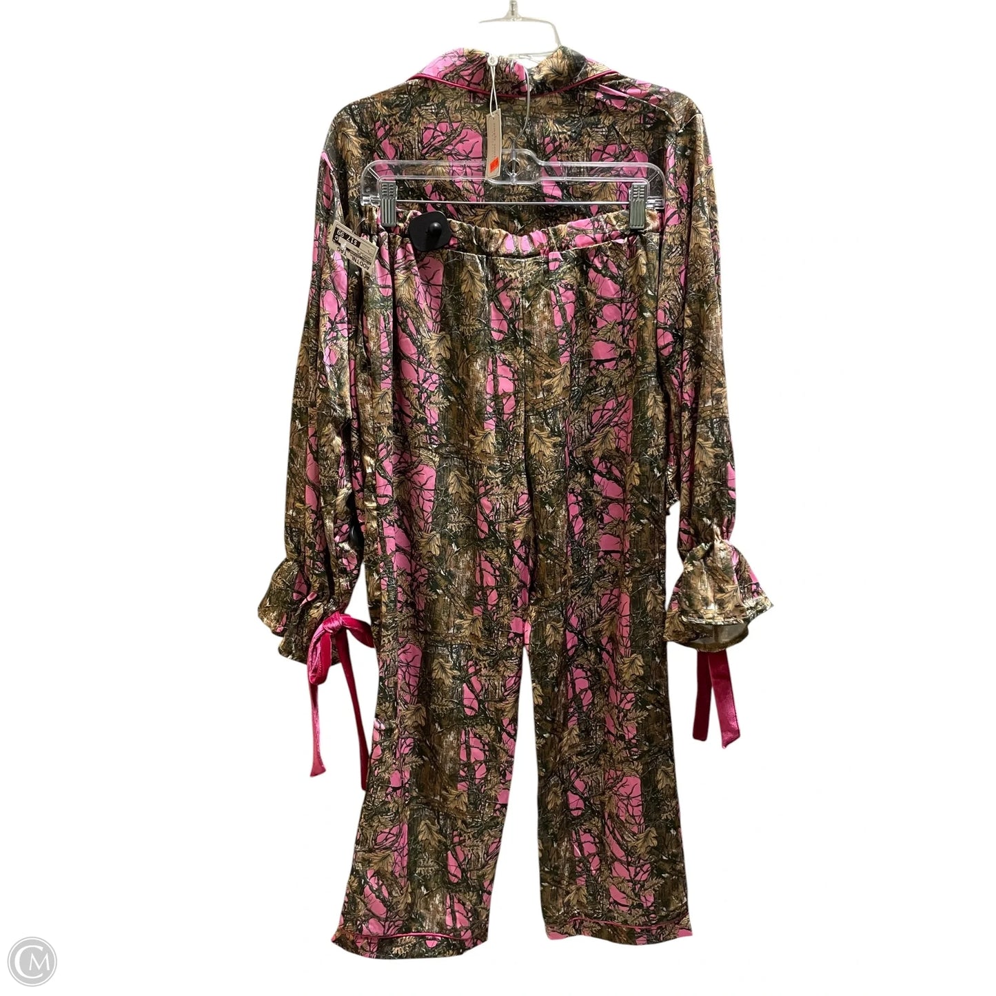 Pajamas 2pc By Simply Southern In Camouflage Print, Size: L