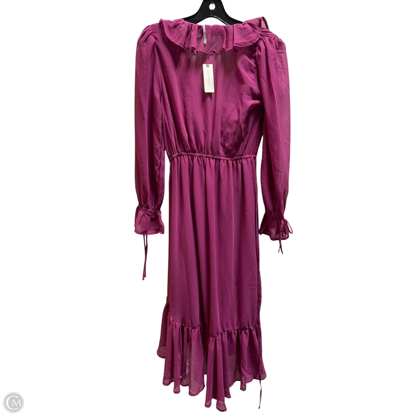 Dress Casual Maxi By Anthropologie In Purple, Size: Xs