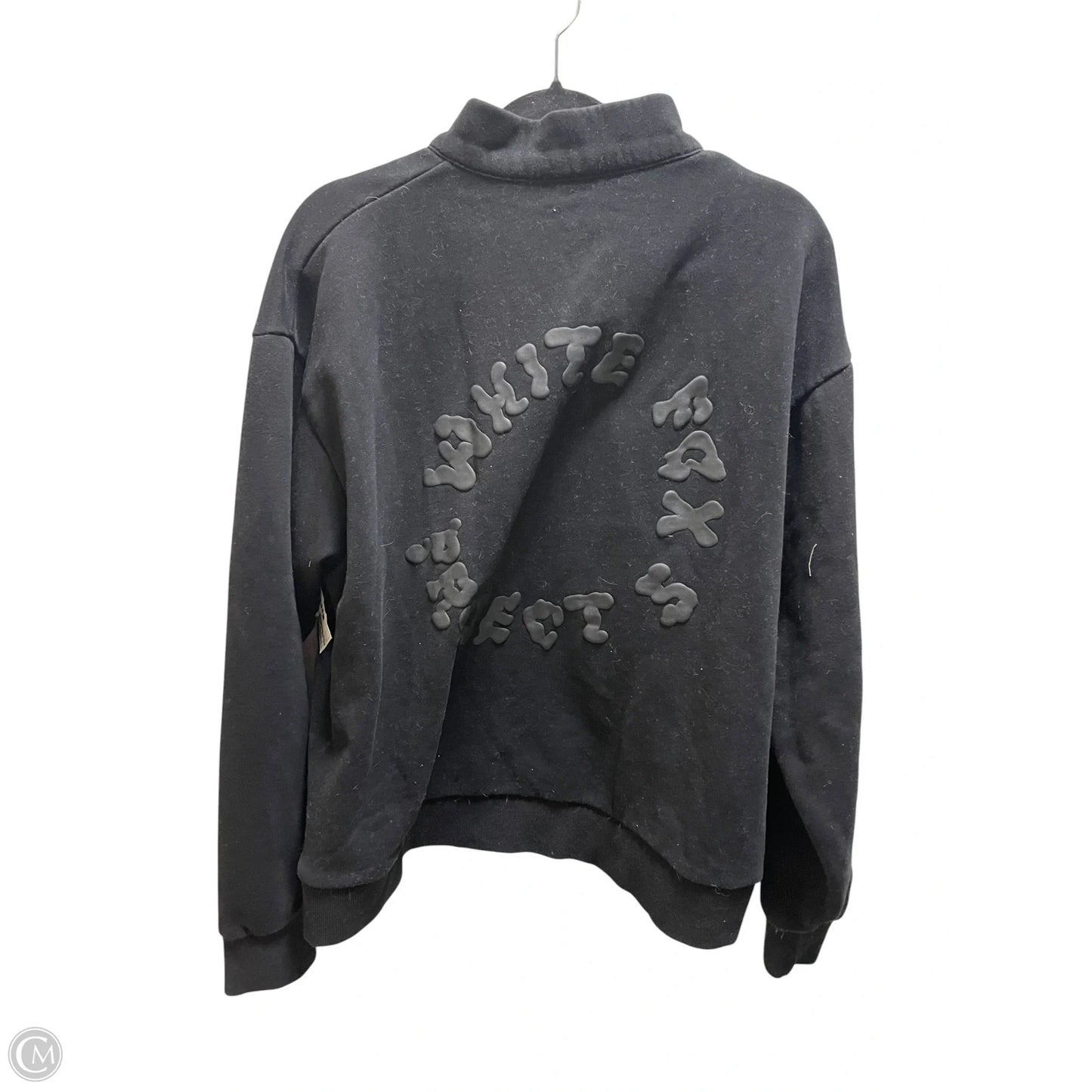 Sweatshirt Collar By White Fox In Black, Size: M