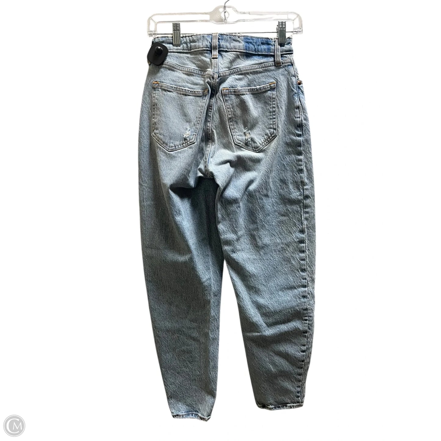 Jeans Boot Cut By Abercrombie And Fitch In Blue Denim, Size: 0