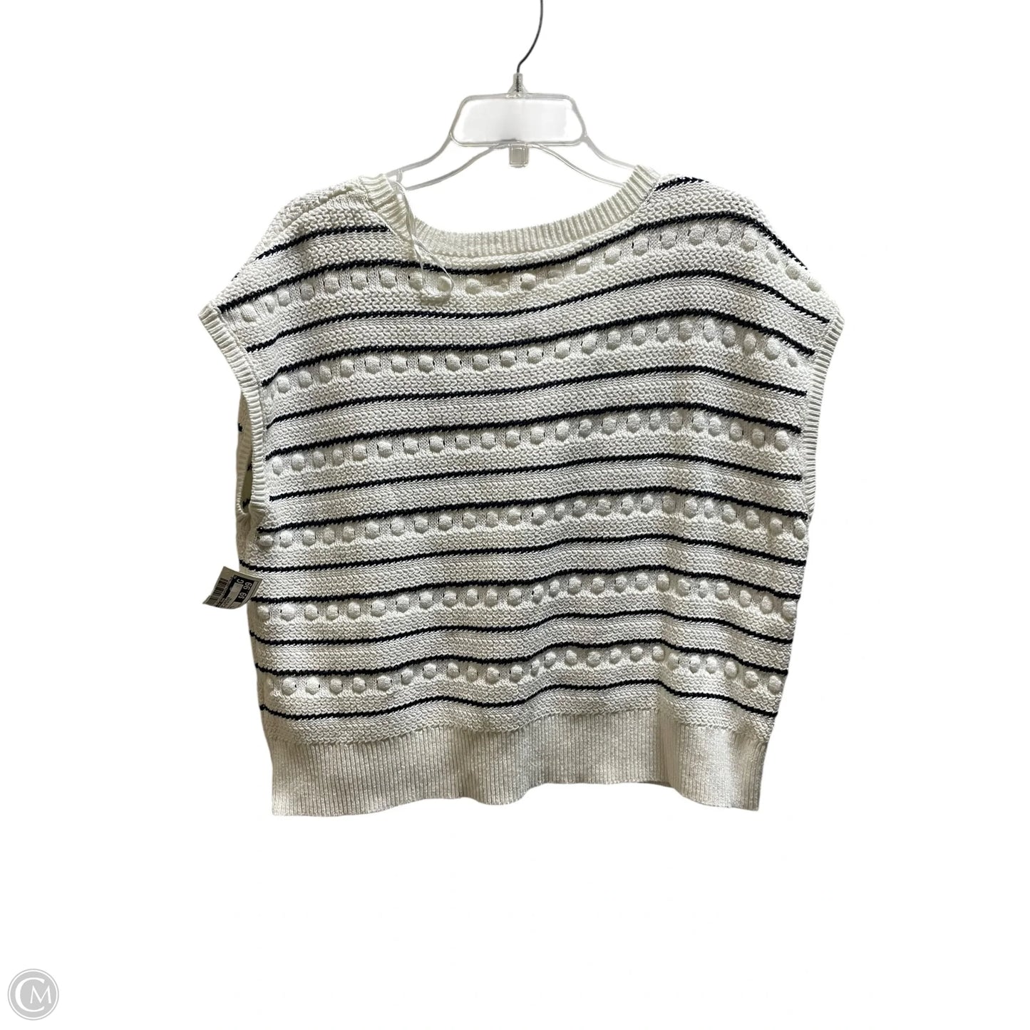 Top Sleeveless By Lucky Brand In Striped Pattern, Size: L