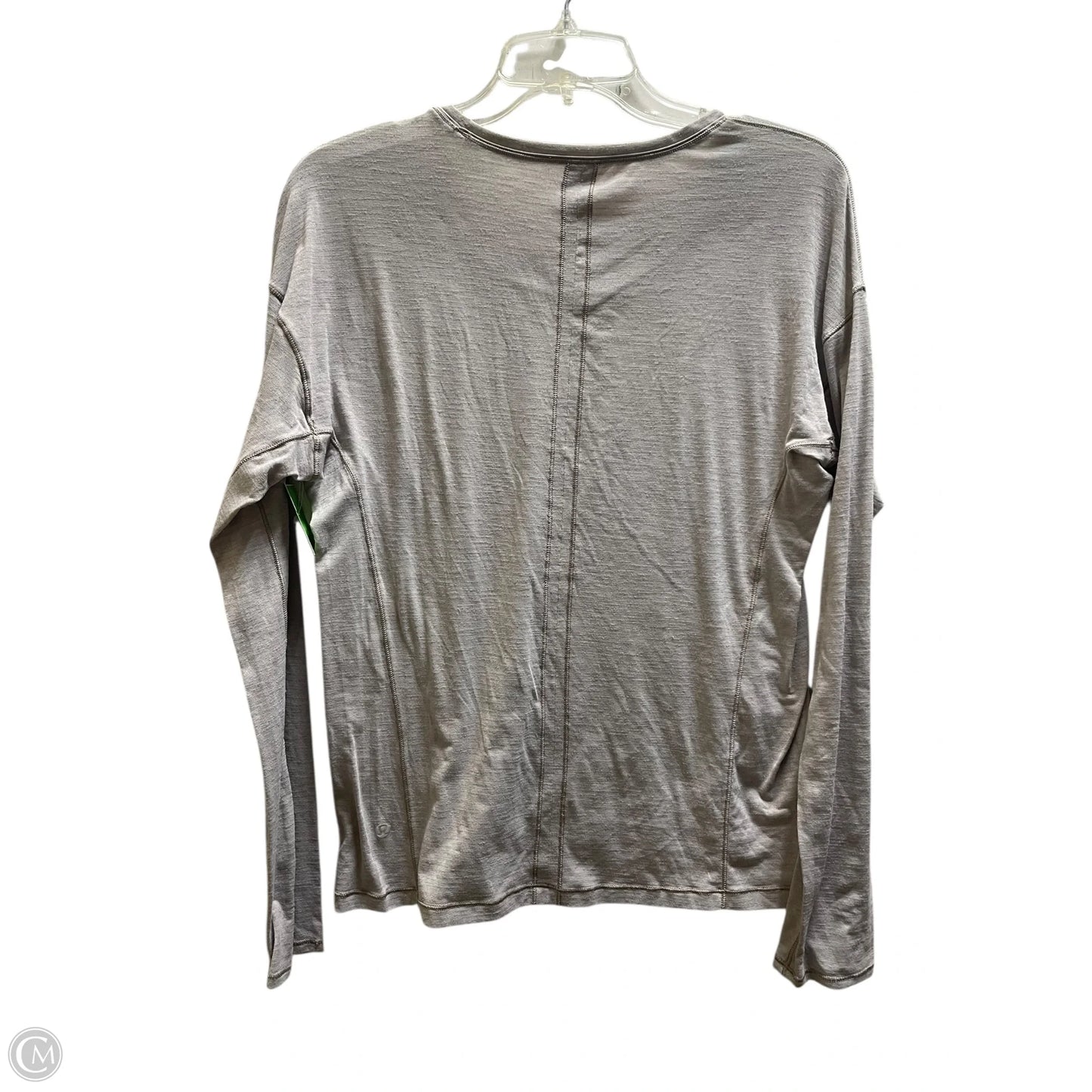 Athletic Top Long Sleeve Crewneck By Lululemon In Purple, Size: S