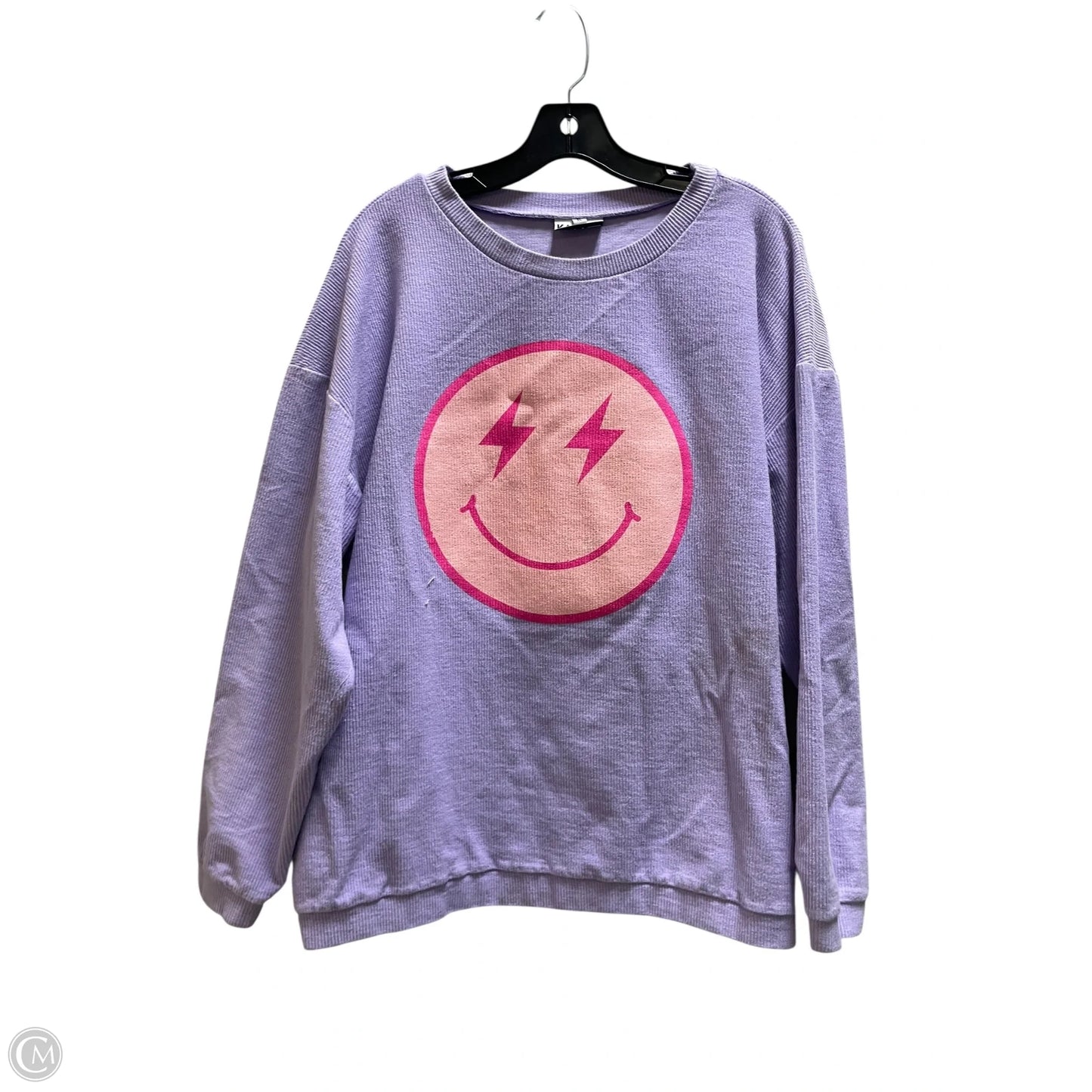 Sweatshirt Crewneck By Clothes Mentor In Purple, Size: Xl