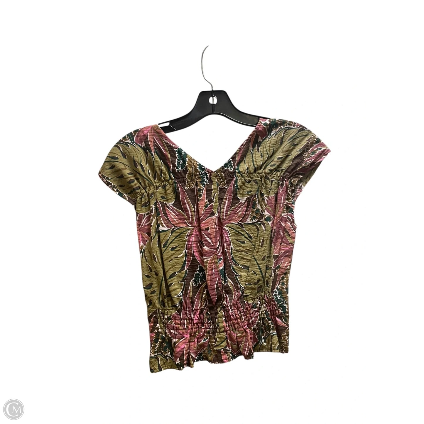 Top Short Sleeve By Madewell In Green, Size: Xs