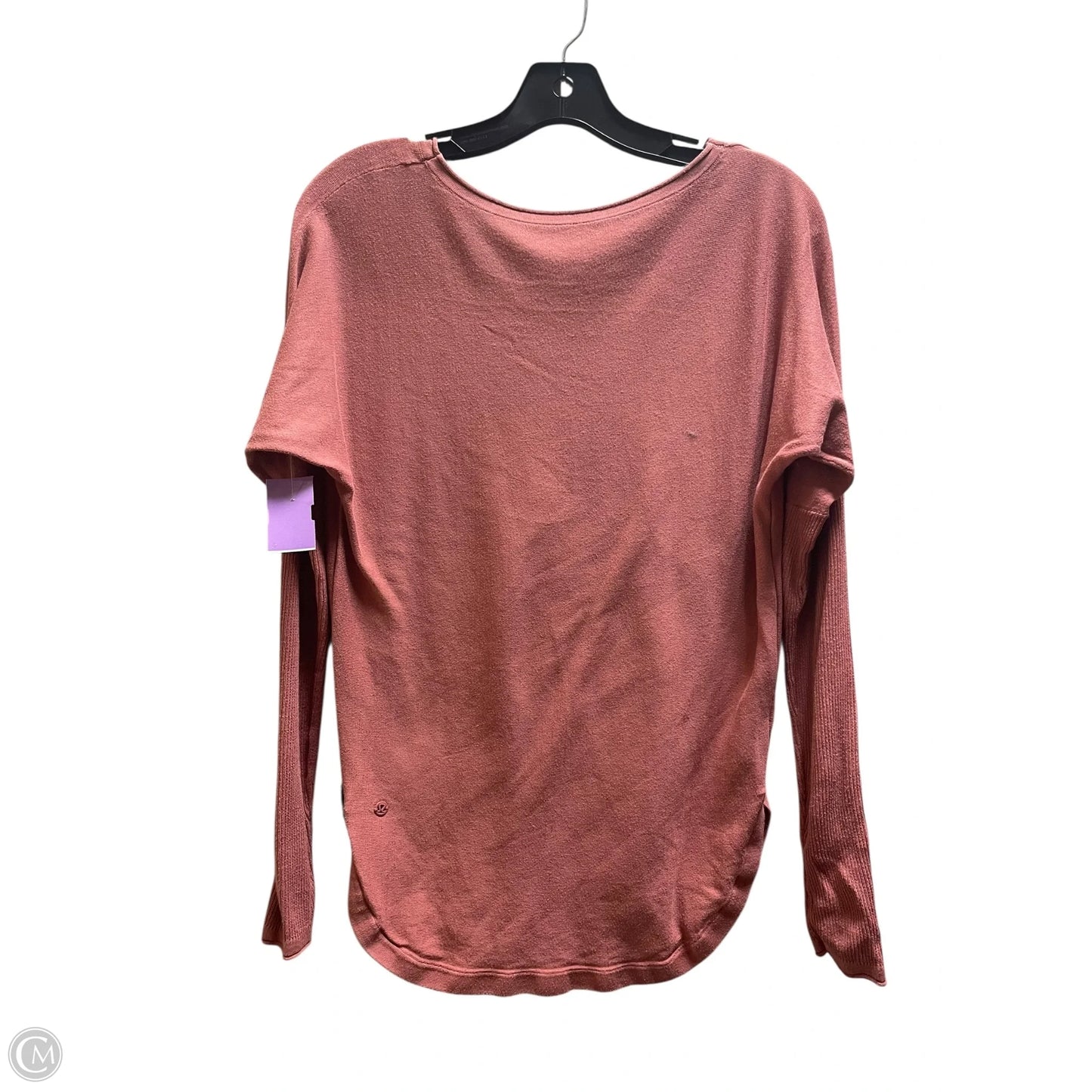Top Long Sleeve By Lululemon In Pink, Size: S