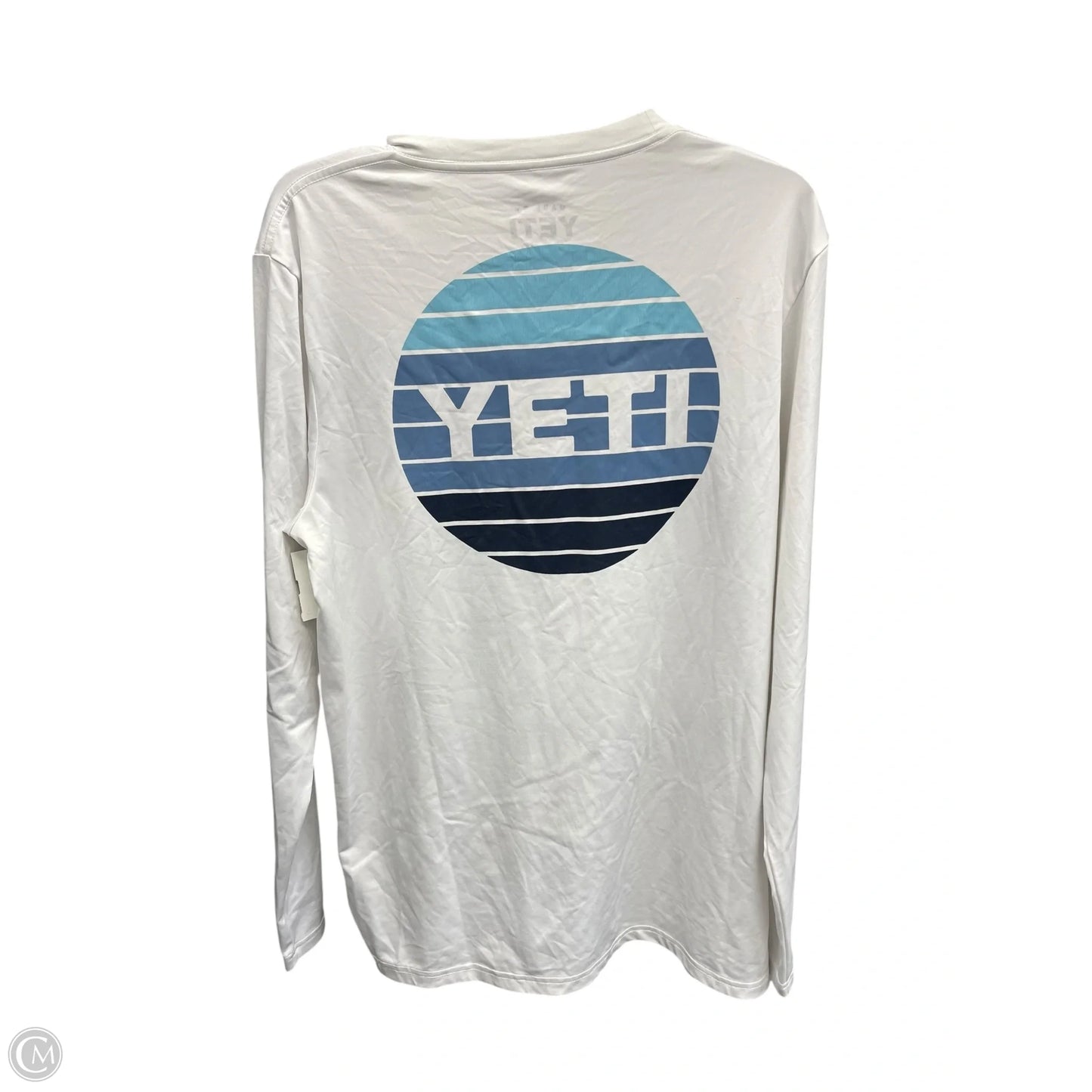 Top Long Sleeve By Clothes Mentor In White, Size: M