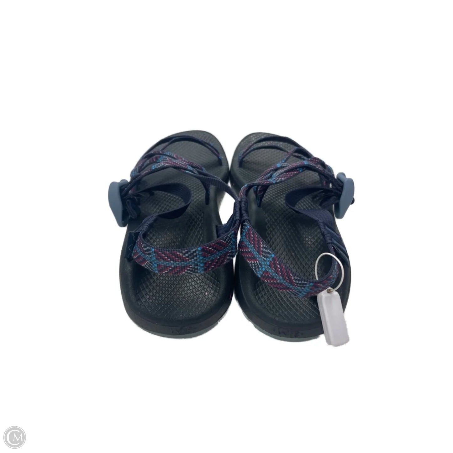 Sandals Flats By Chicos In Blue, Size: 8