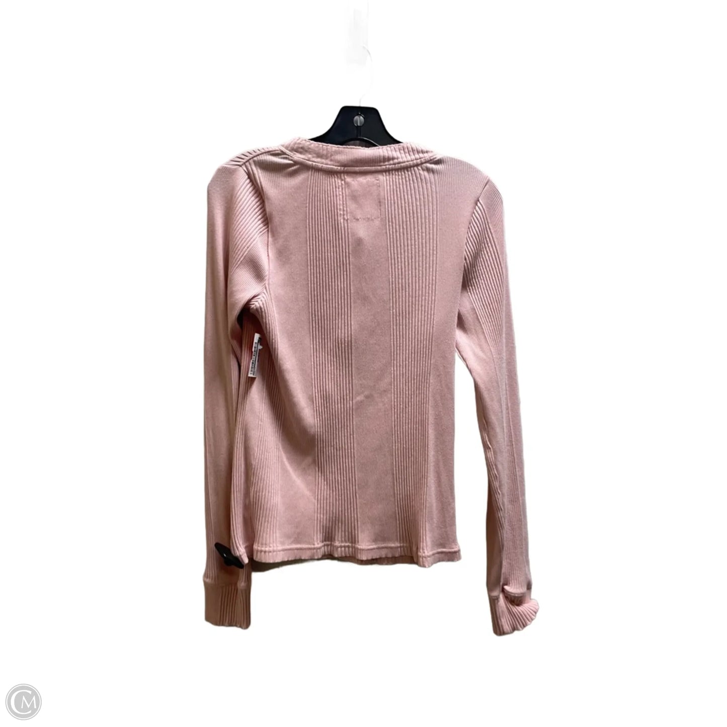 Top Long Sleeve By Aerie In Pink, Size: L
