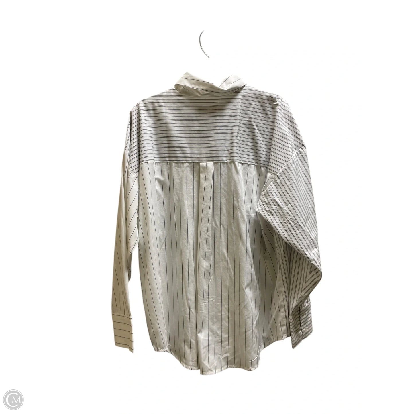 Top Long Sleeve By Abercrombie And Fitch In White, Size: L