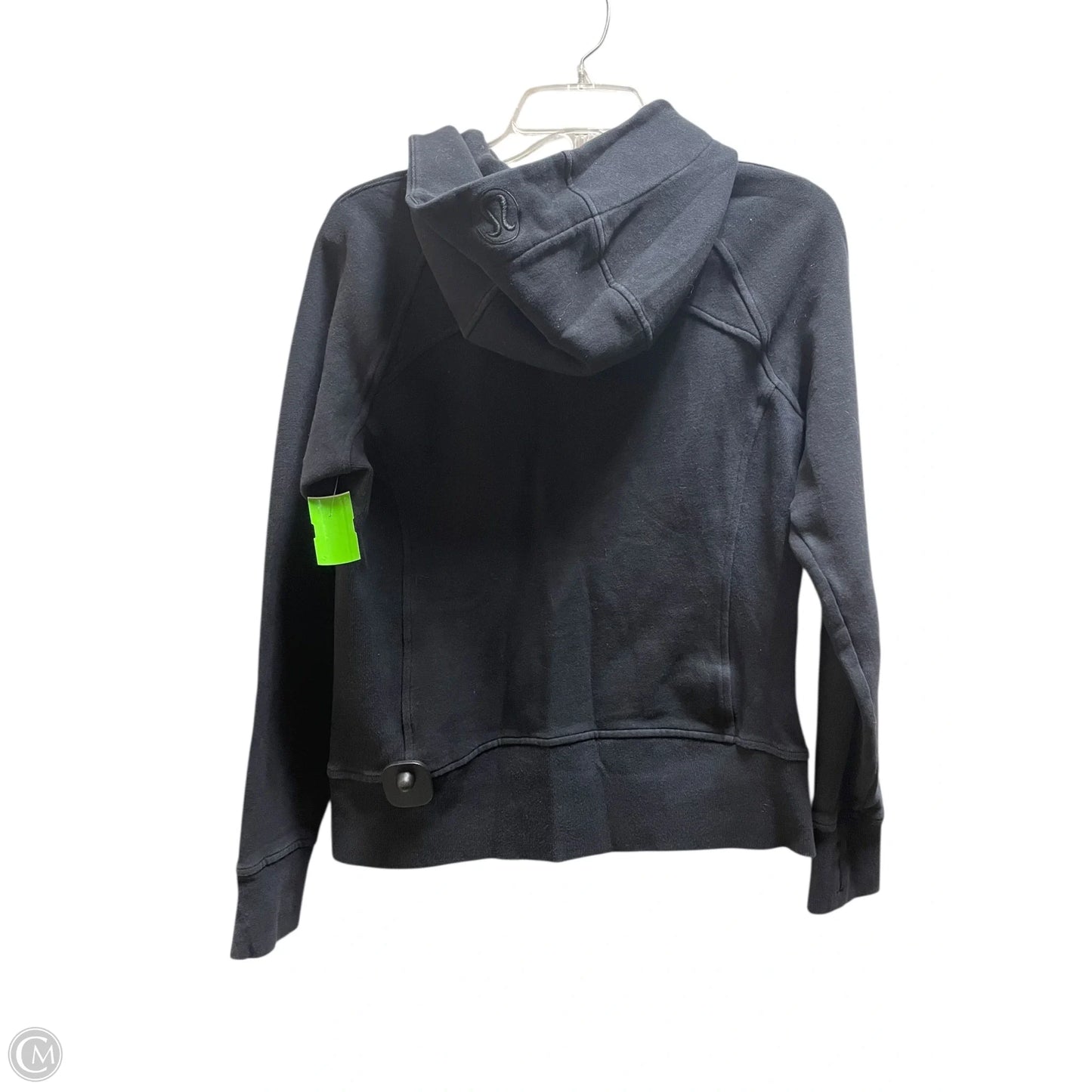 Athletic Jacket By Lululemon In Black, Size: 8