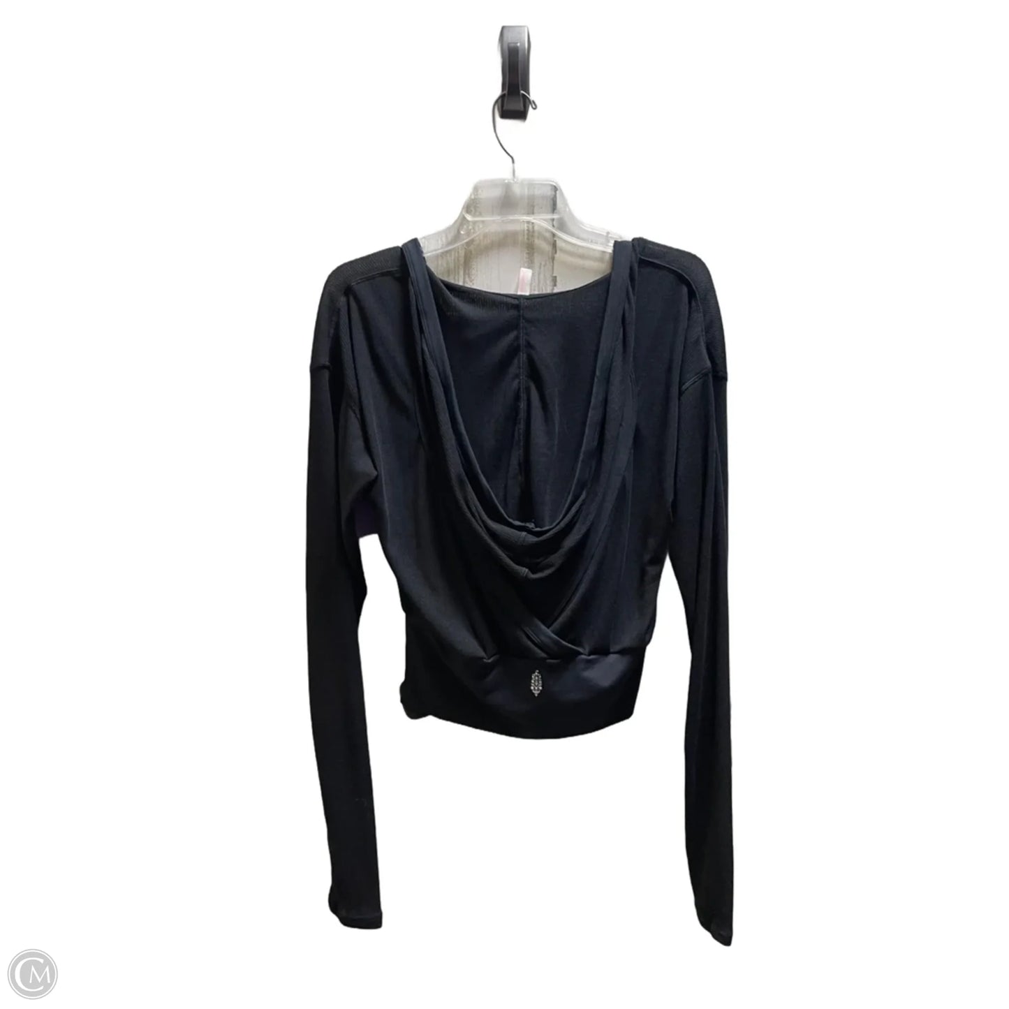 Top Long Sleeve By Free People In Black, Size: M