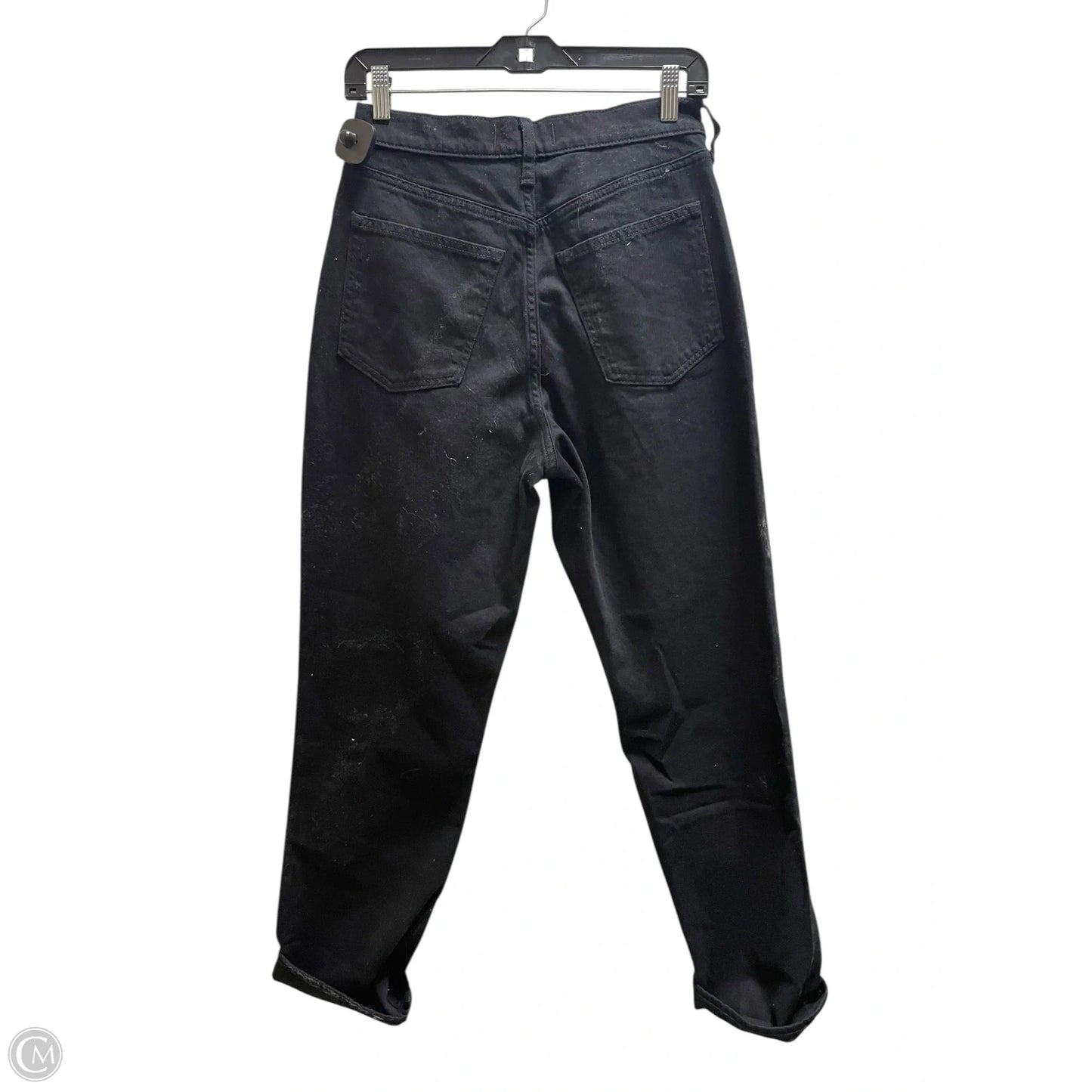 Jeans Straight By Abercrombie And Fitch In Black, Size: 28