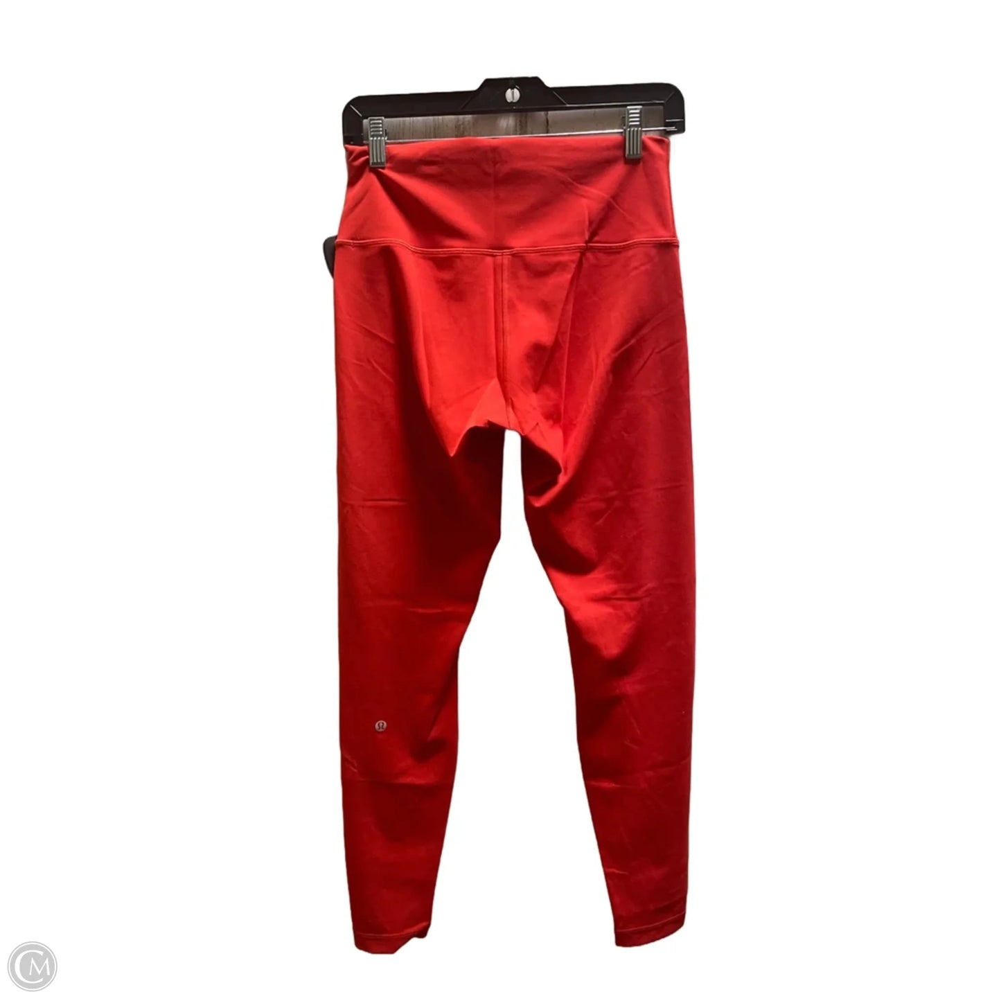 Athletic Leggings By Lululemon In Red, Size: 10