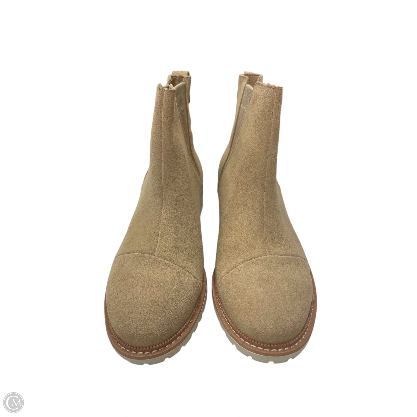 Boots Ankle Flats By Toms In Brown, Size: 11