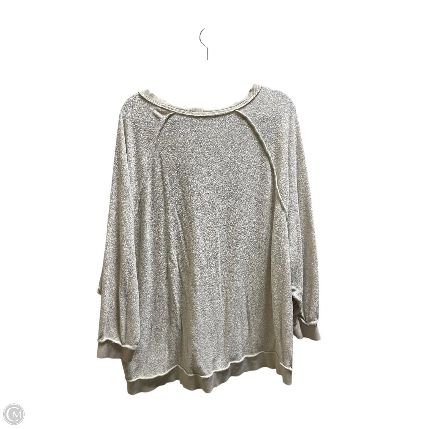 Top 3/4 Sleeve By Free People In Cream, Size: M