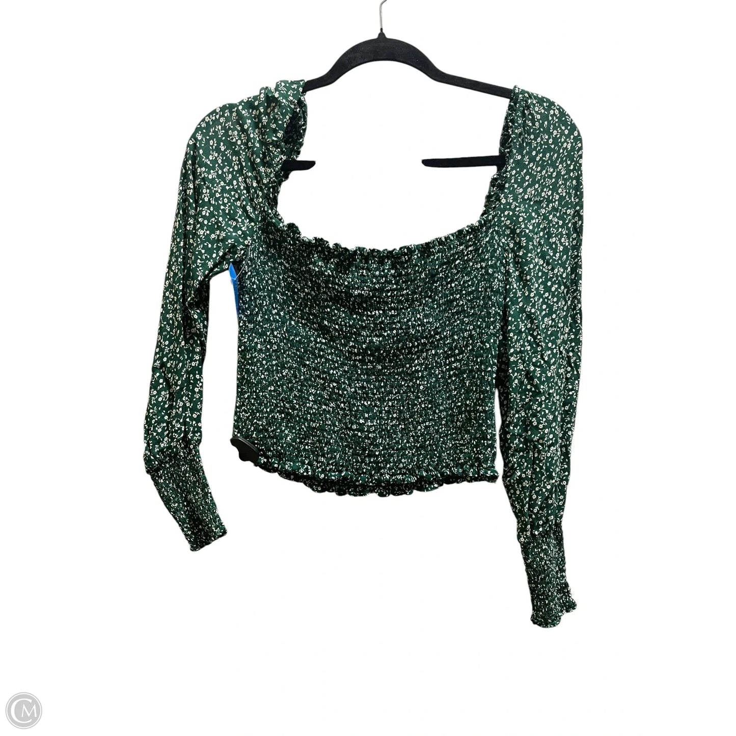 Top Long Sleeve By Reformation In Green, Size: S