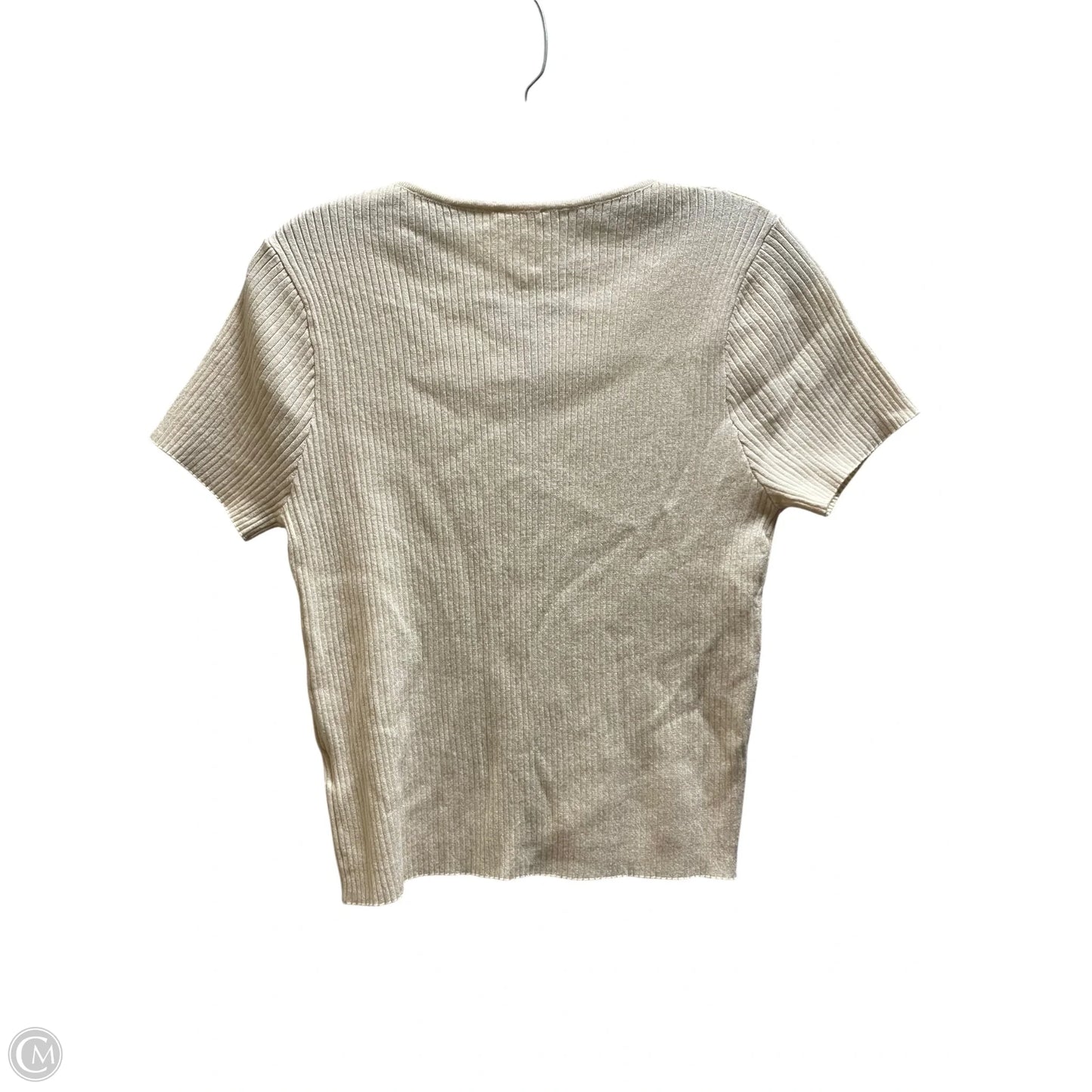 Top Sleeveless By Clothes Mentor In Cream, Size: L