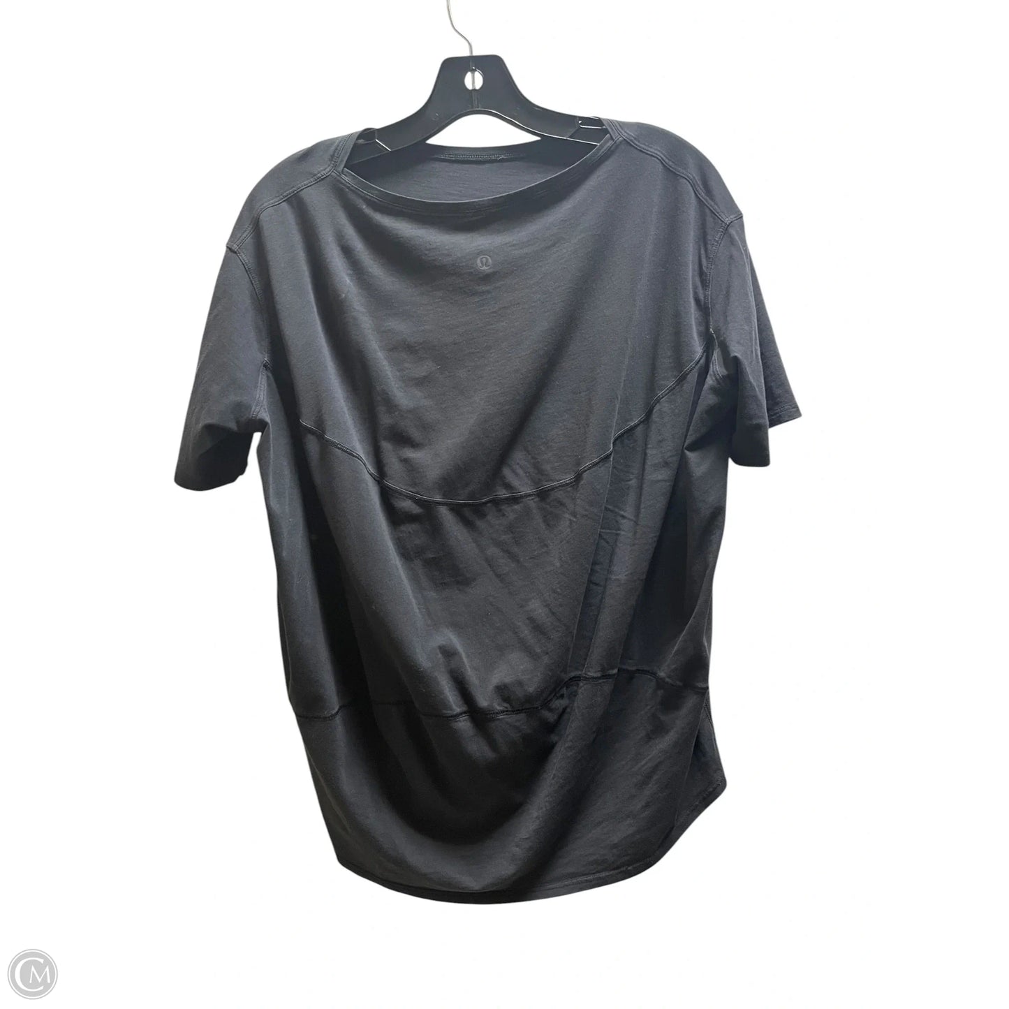 Top Short Sleeve By Lululemon In Black, Size: 4